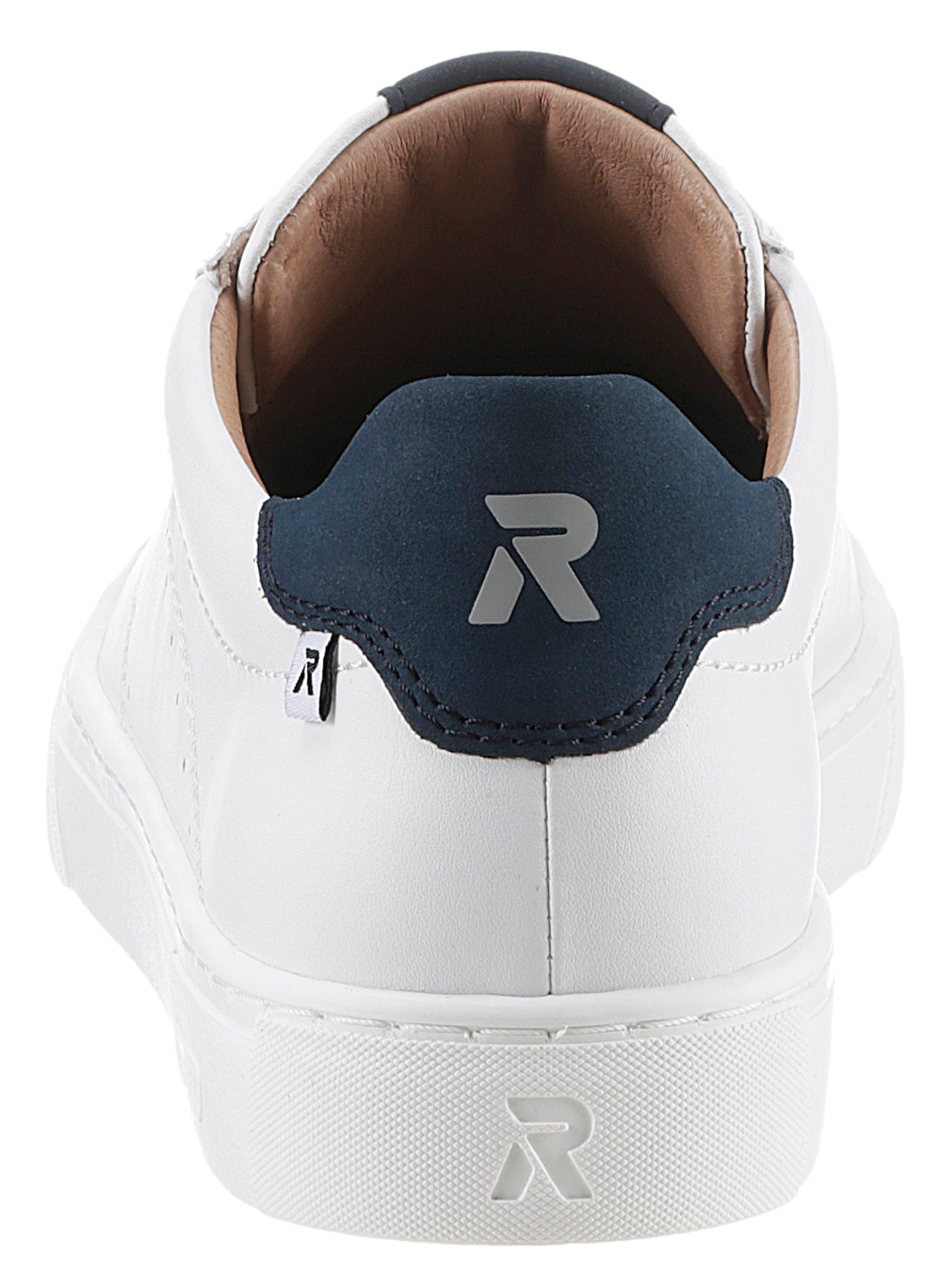 RIEKER Sport Sneaker, mit Leder-Innenfutter, Freizeitschuh, Halbschuh, Schnürschuh