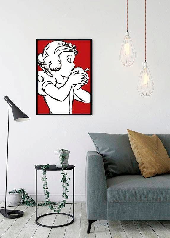 ✵ Komar Poster »Snow White Apple Bite - red«, Disney, Kinderzimmer,  Schlafzimmer, Wohnzimmer günstig ordern | Jelmoli-Versand