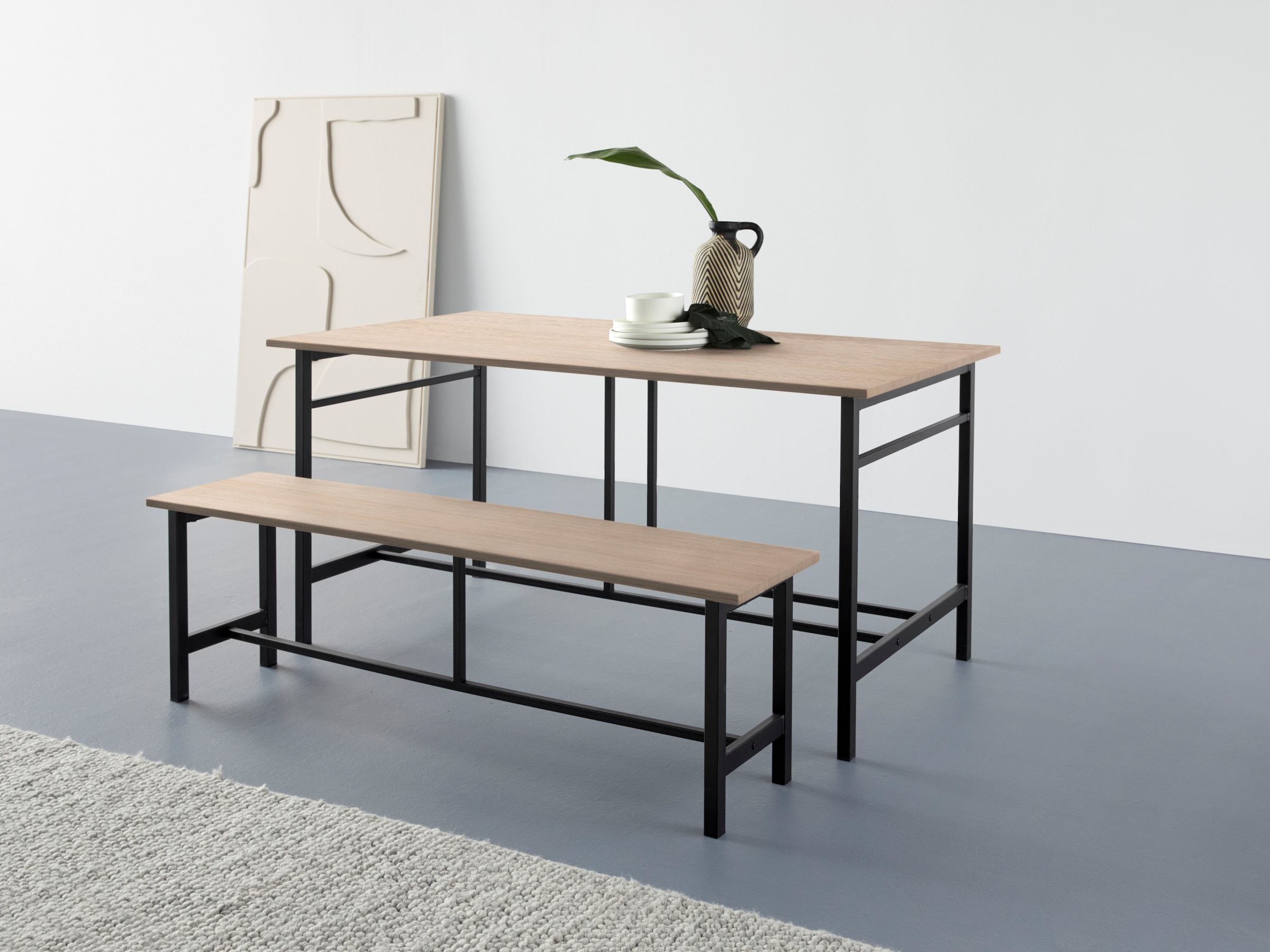 Guido Maria Kretschmer Home&Living Esstisch »Sare«, mit Echtholzfurnier aus Eiche