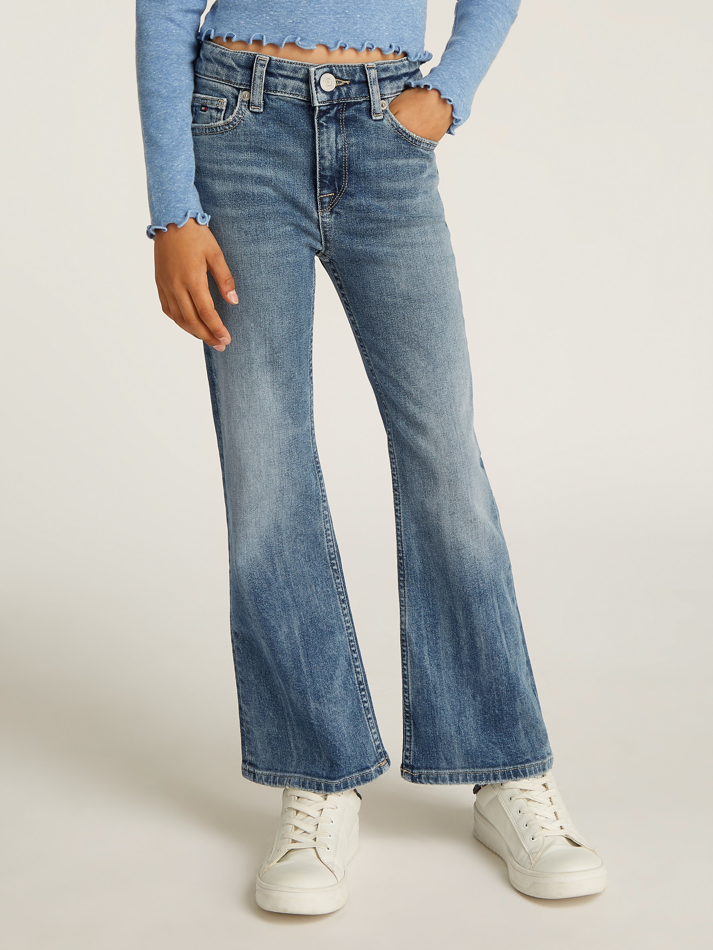 TOMMY HILFIGER Bootcut-Jeans »FLARE VINTAGE«, in Vintage-Waschung