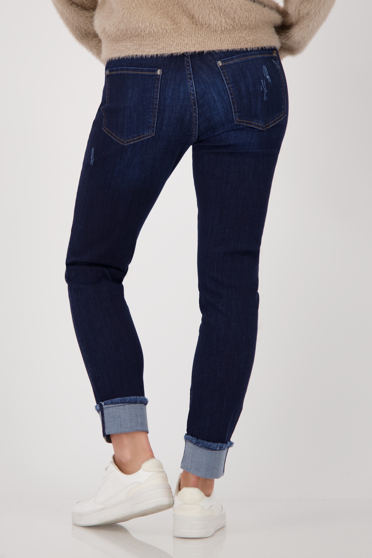Monari Skinny-fit-Jeans »Hose Jeans Perlenschmuck«, Regular fit
