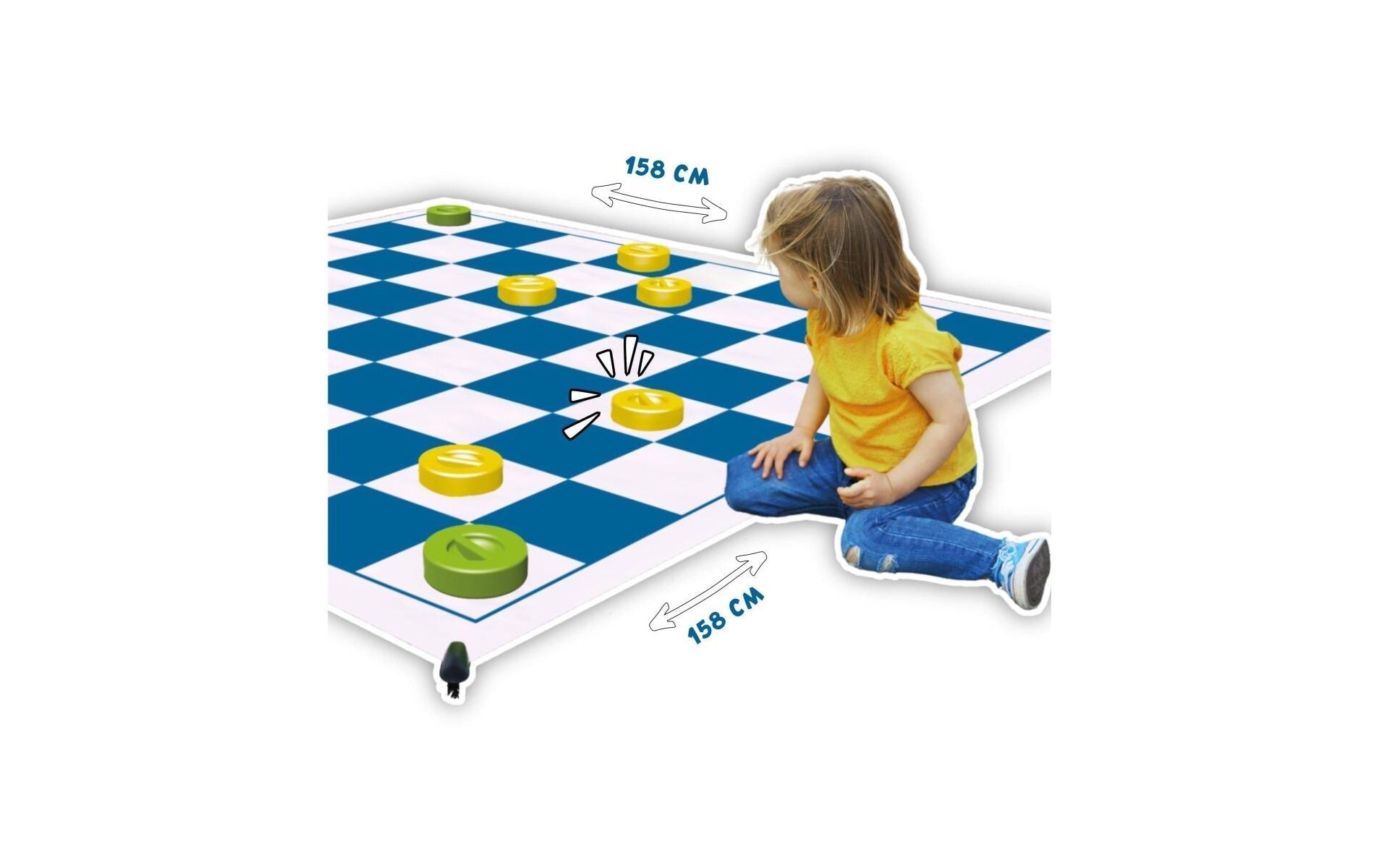 alldoro Spiel »XXL 2in1 Dame und Mühlespiel«