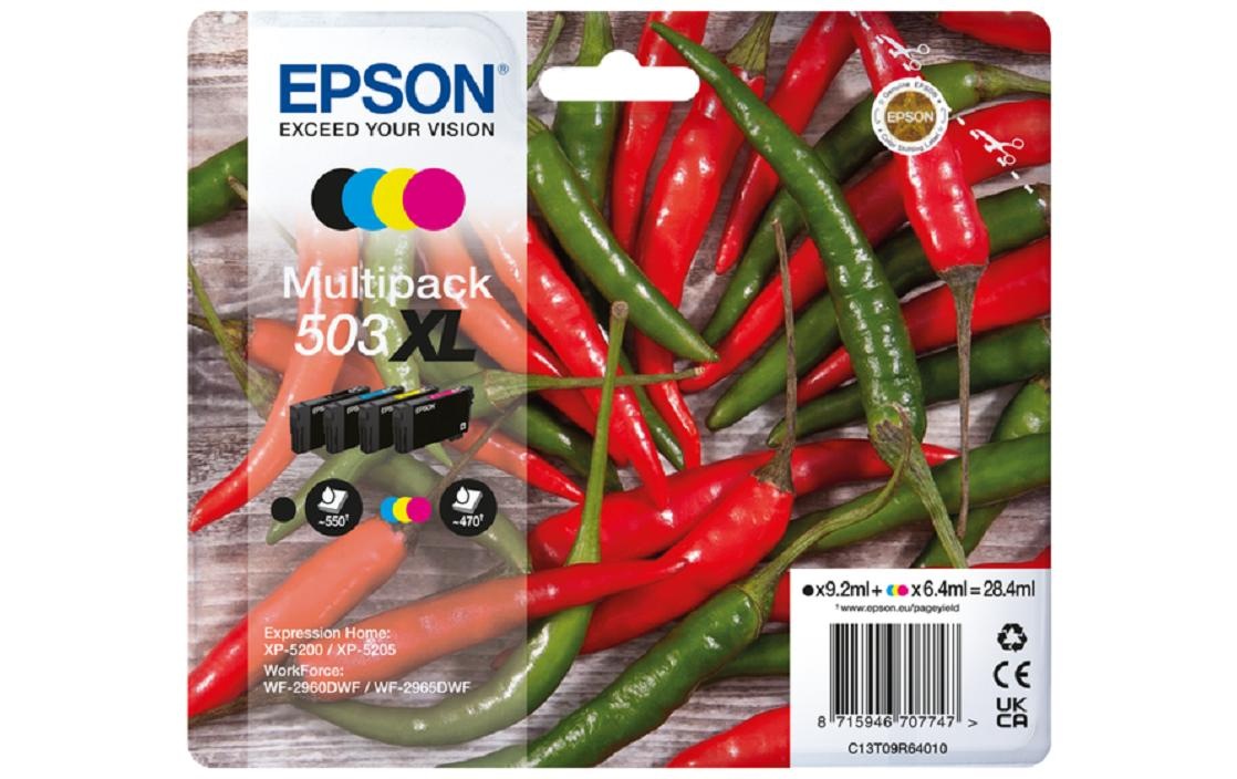 Epson Tintenpatrone »Multipack 503XL Black/Cyan/Magenta/Yellow«