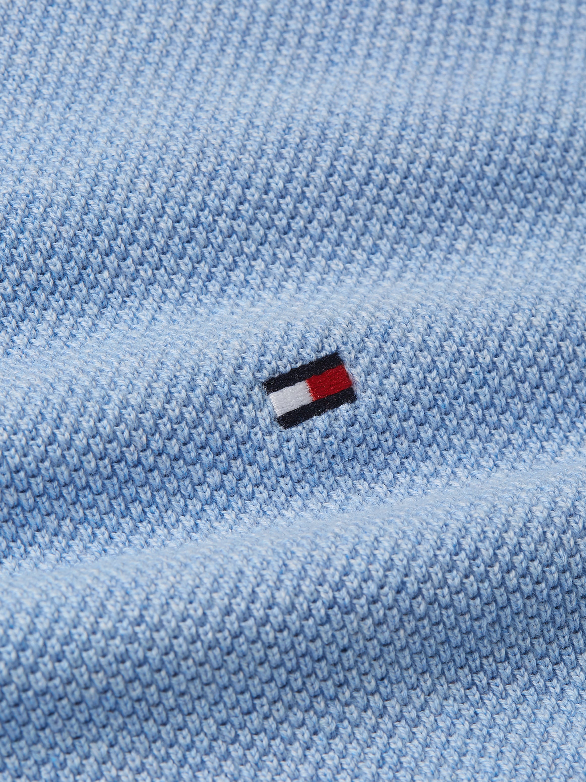 Tommy Hilfiger Rundhalspullover »ESSENTIAL STRUCTURE CREW NECK«, mit feiner Struktur
