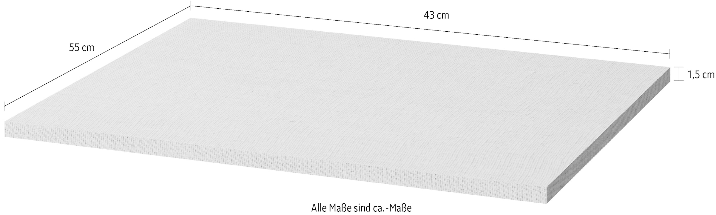 Home affaire Einlegeboden »India, Breite 43cm im 3tlg.Set oder Breite 88cm im 2tlg.Set«, Zubehör für Kleiderschränke India, FSC-zertifizierter Holzwerkstoff