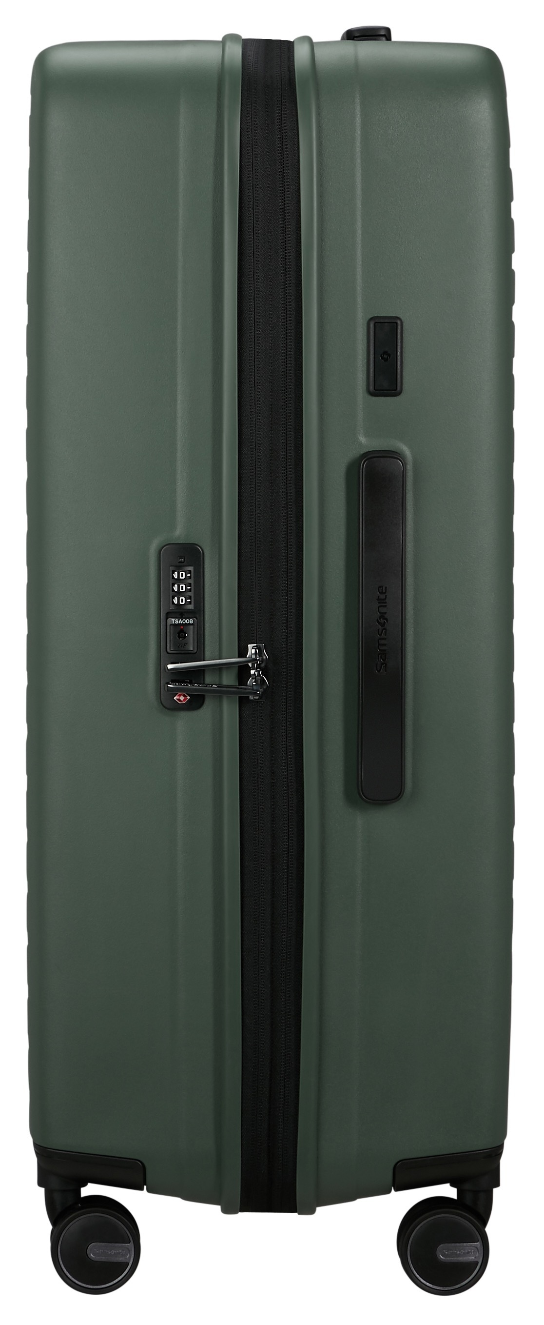 Samsonite Hartschalen-Trolley »RESTACKD, verschiedene Grössen und Farben«, (mit Packtaschen), 4 Rollen, Reisekoffer mit TSA Schloss Volumenerweiterung Packtaschen