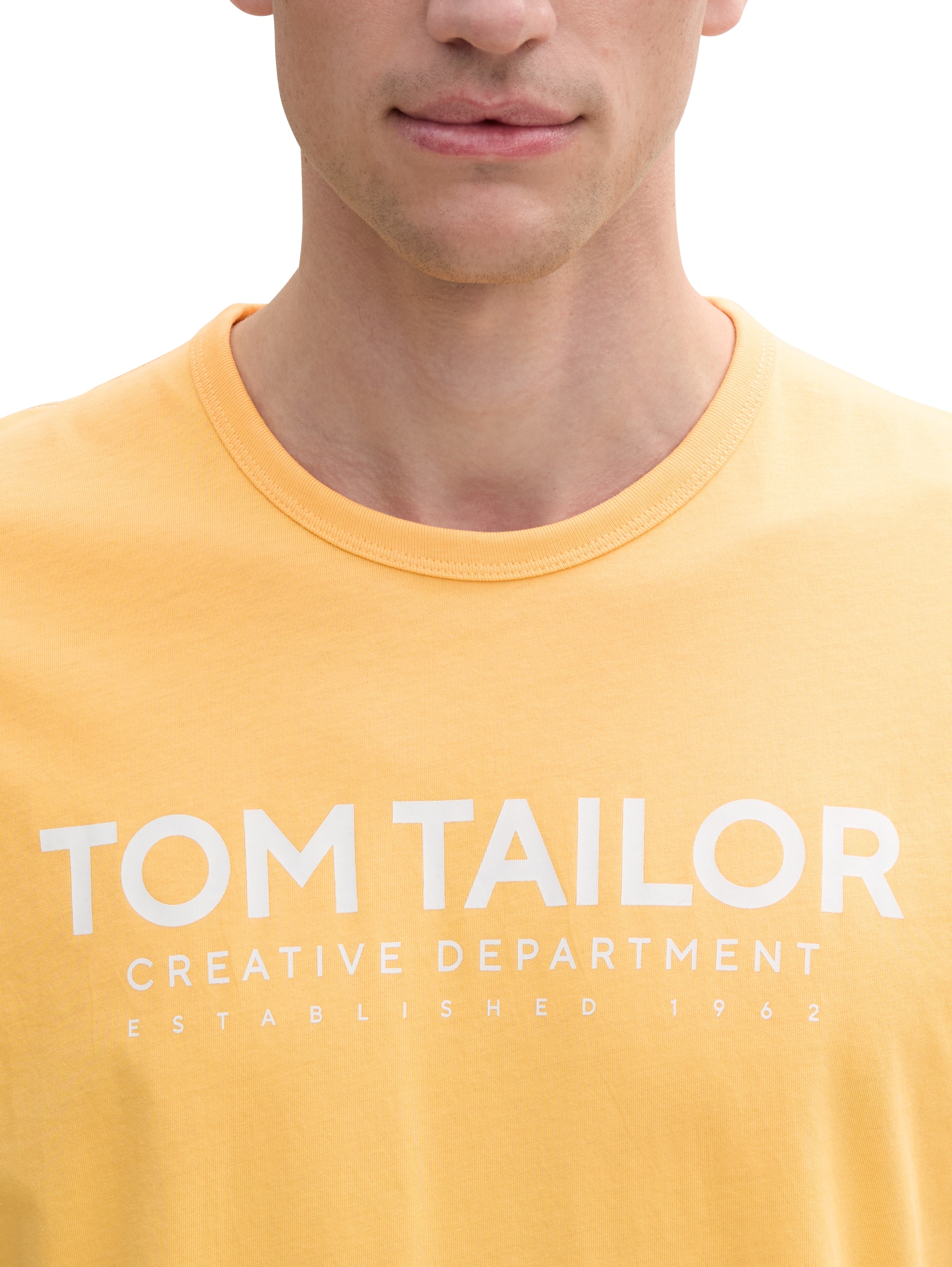 TOM TAILOR Rundhalsshirt, mit Logoprint