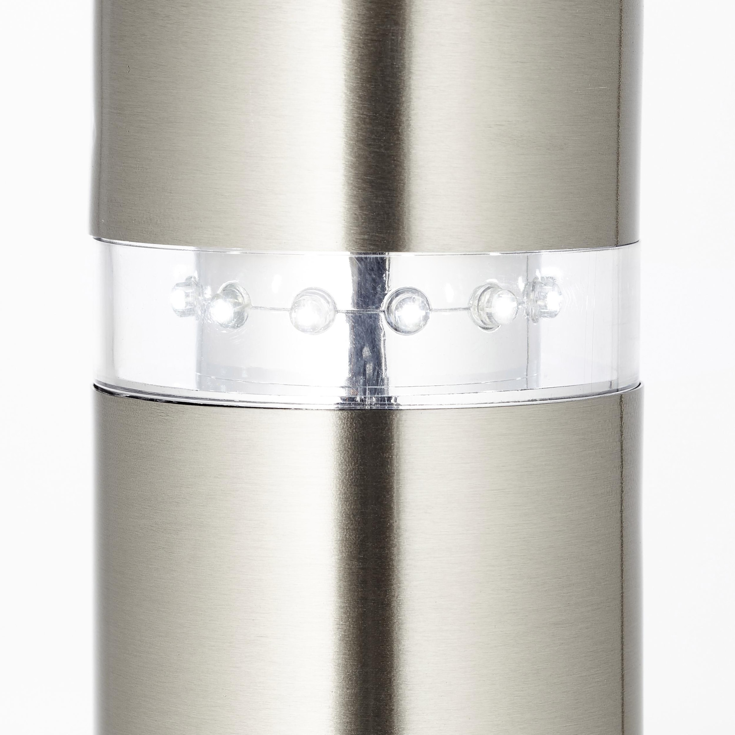 Brilliant Aussen-Stehlampe »BOLE«, 78 cm Höhe, Ø 8 cm, Bewegungsmelder, E27, Metall/Kunststoff, edelstahl