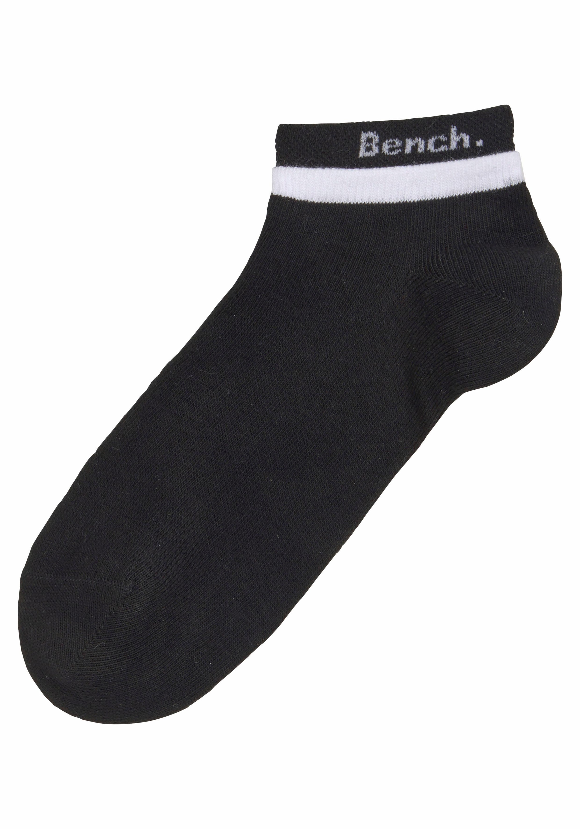 Bench. Kurzsocken, (Packung, 6 Paar), mit doppelten Bündchen