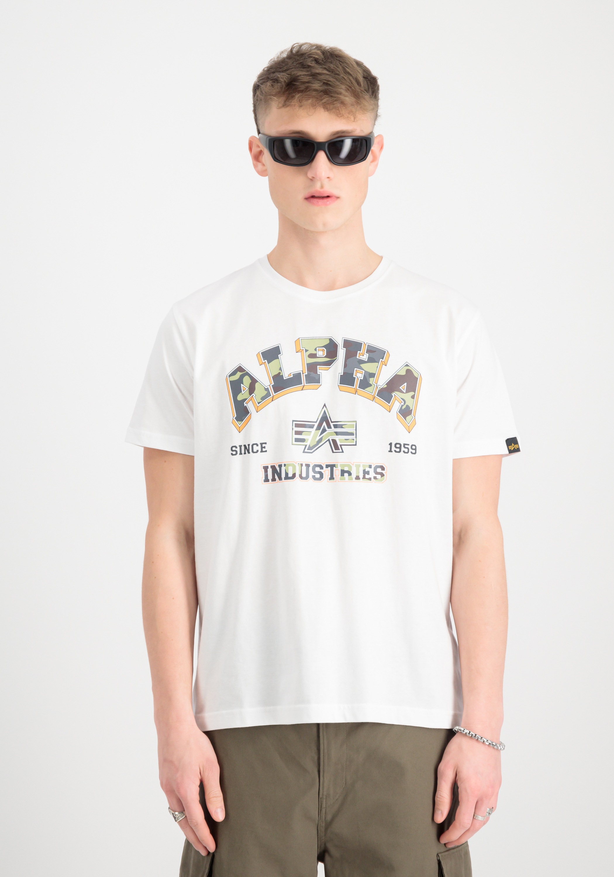 Alpha Industries T-Shirt »Alpha Industries Men - T-Shirts College Camo T-Shirt«