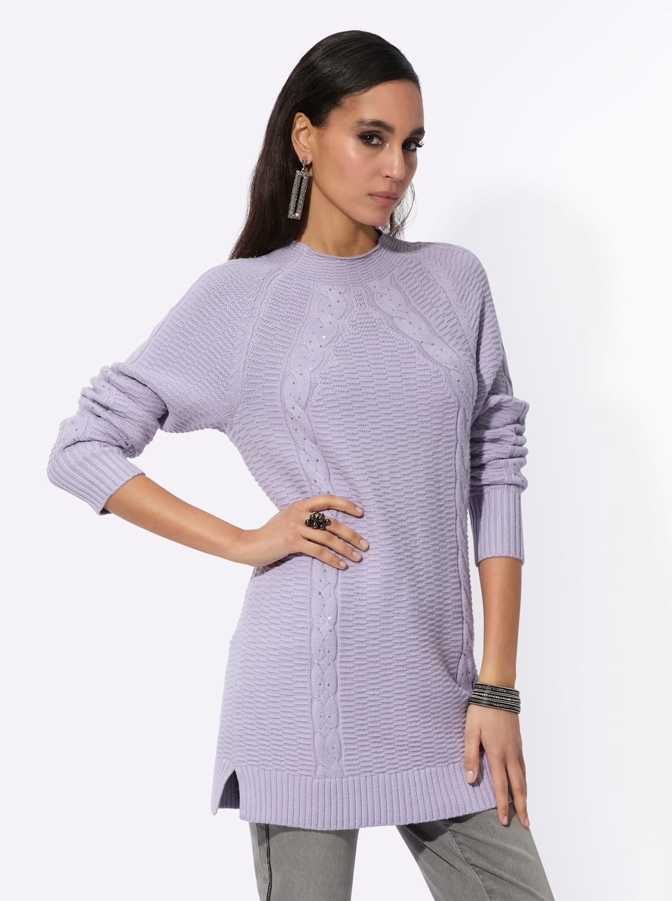 creation L Rollkragenpullover »Longpullover«