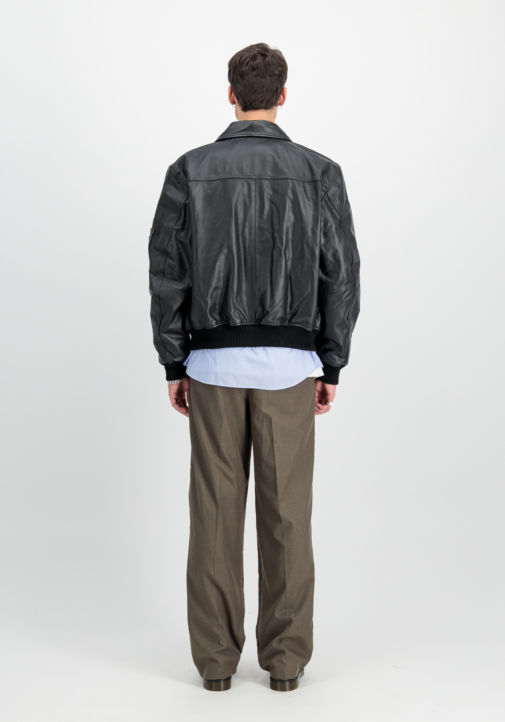 Alpha Industries Lederjacke »CWU-45/P Leather Heritage«