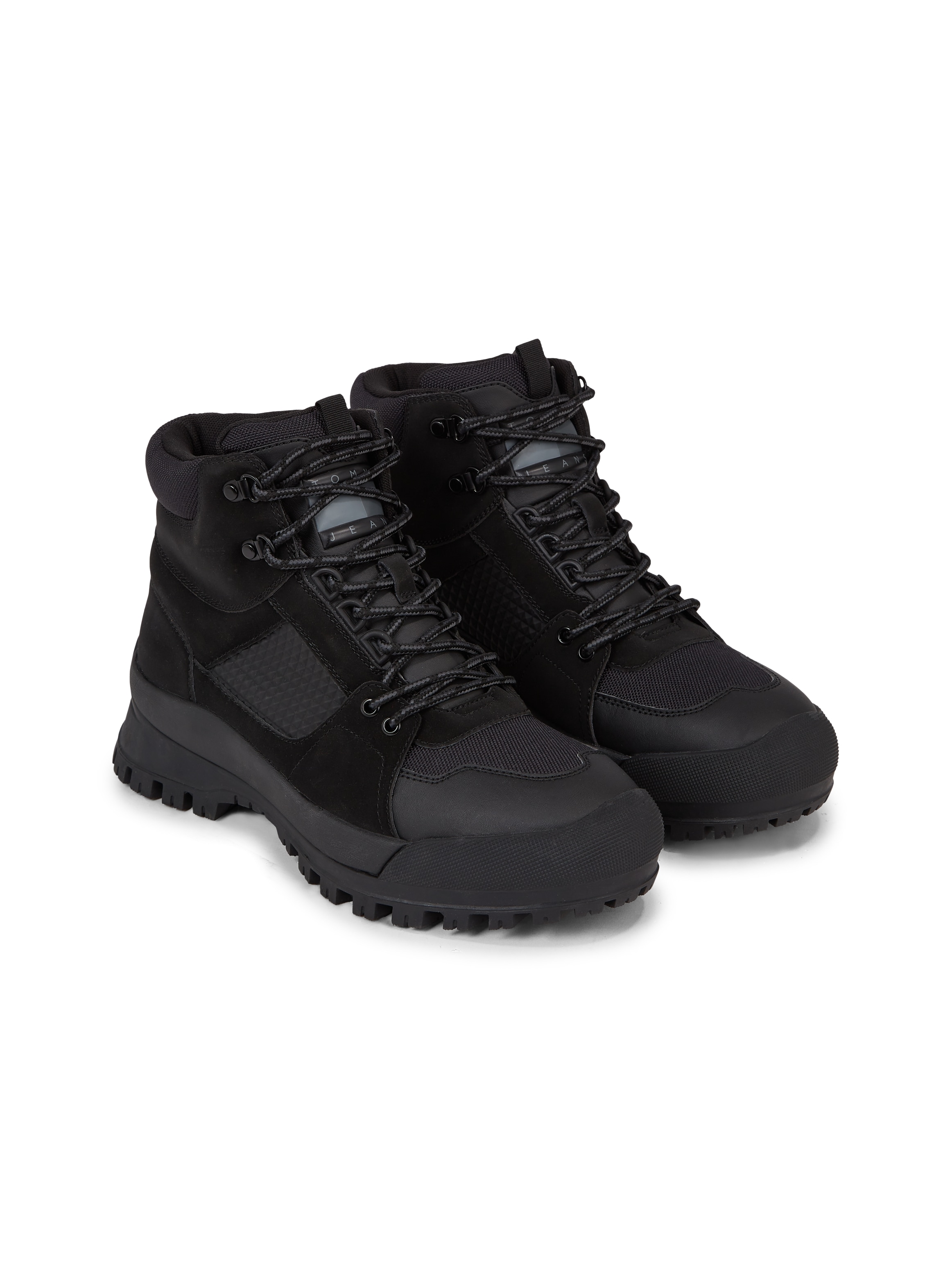 Tommy Jeans Schnürstiefelette »TJM URBANS BOOT MID«, mit gepolstertem Schaftrand