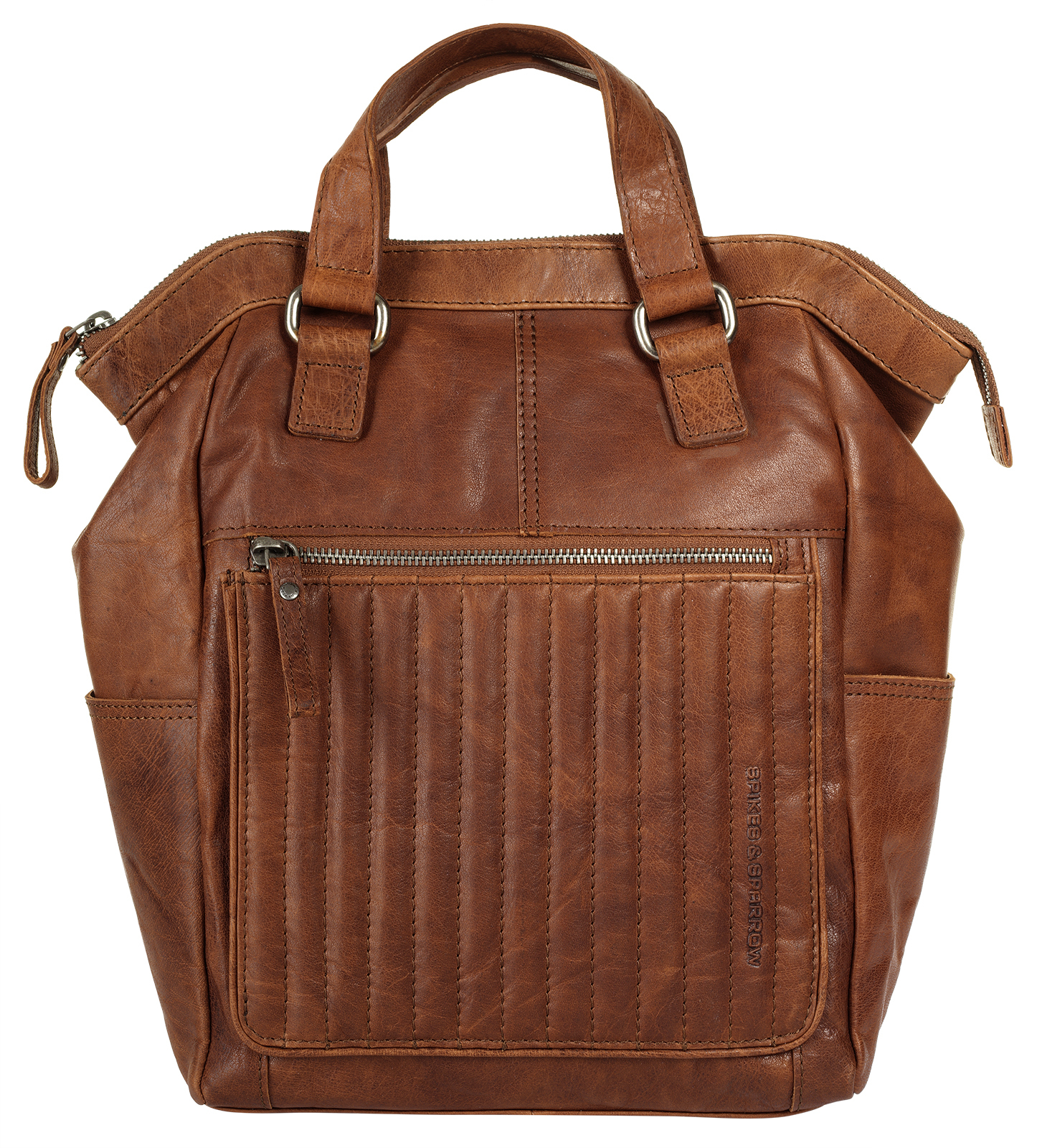 Cityrucksack, echt Leder