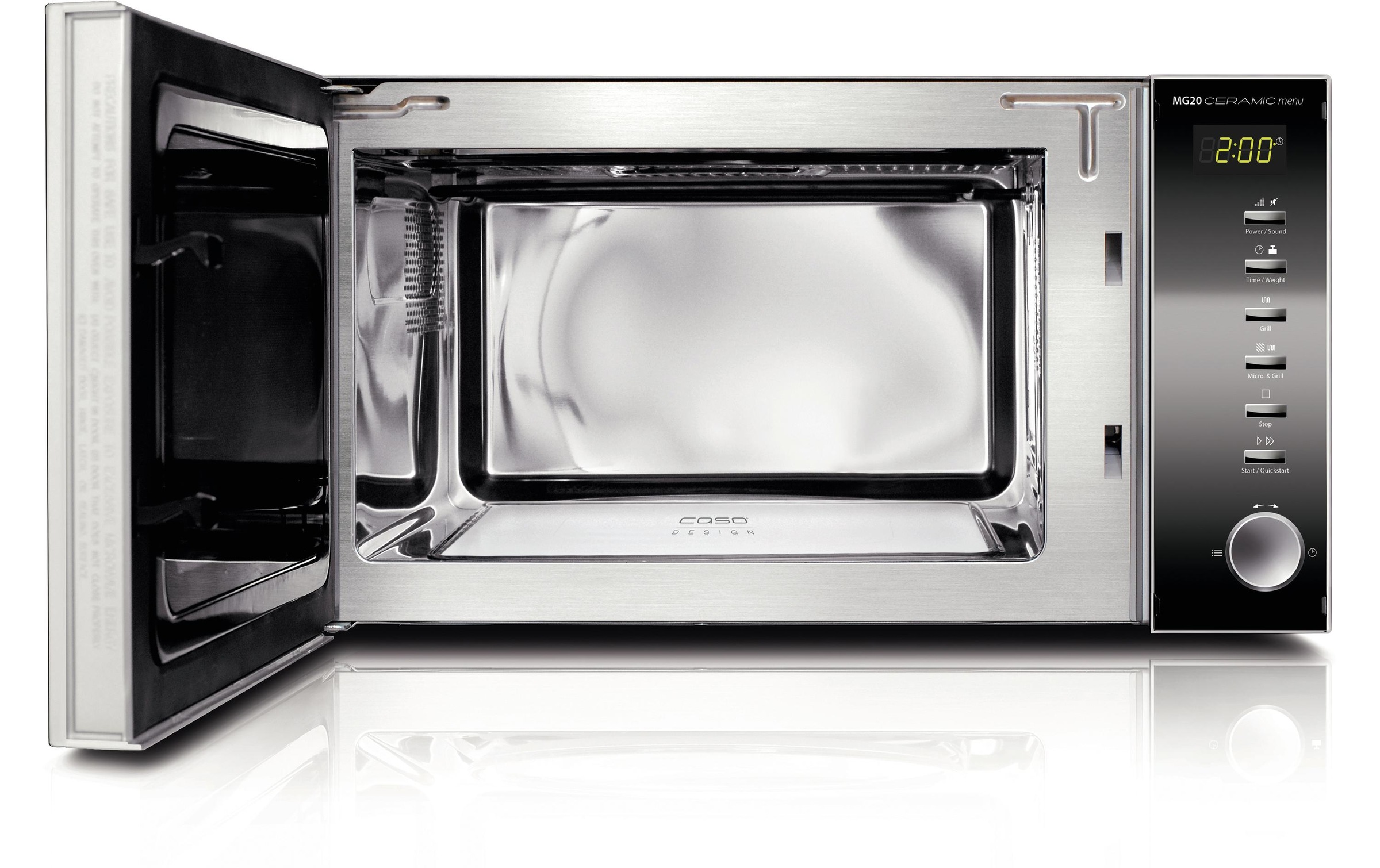 Caso Mikrowelle »MG20 Ceramic Menu«, 800 W
