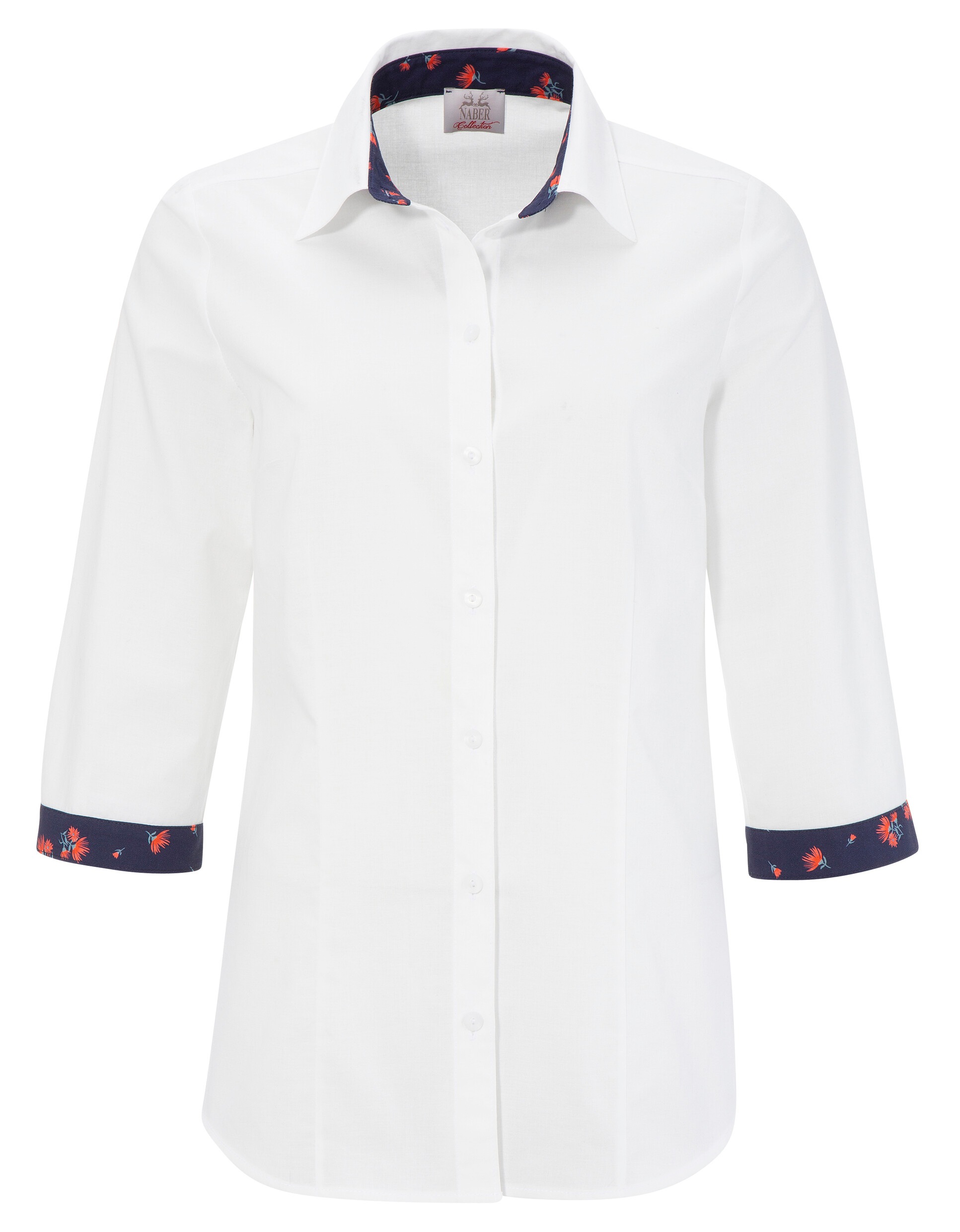 Naber Collection Trachtenbluse, Damen, mit farblichen Details am Ärmel kaufen