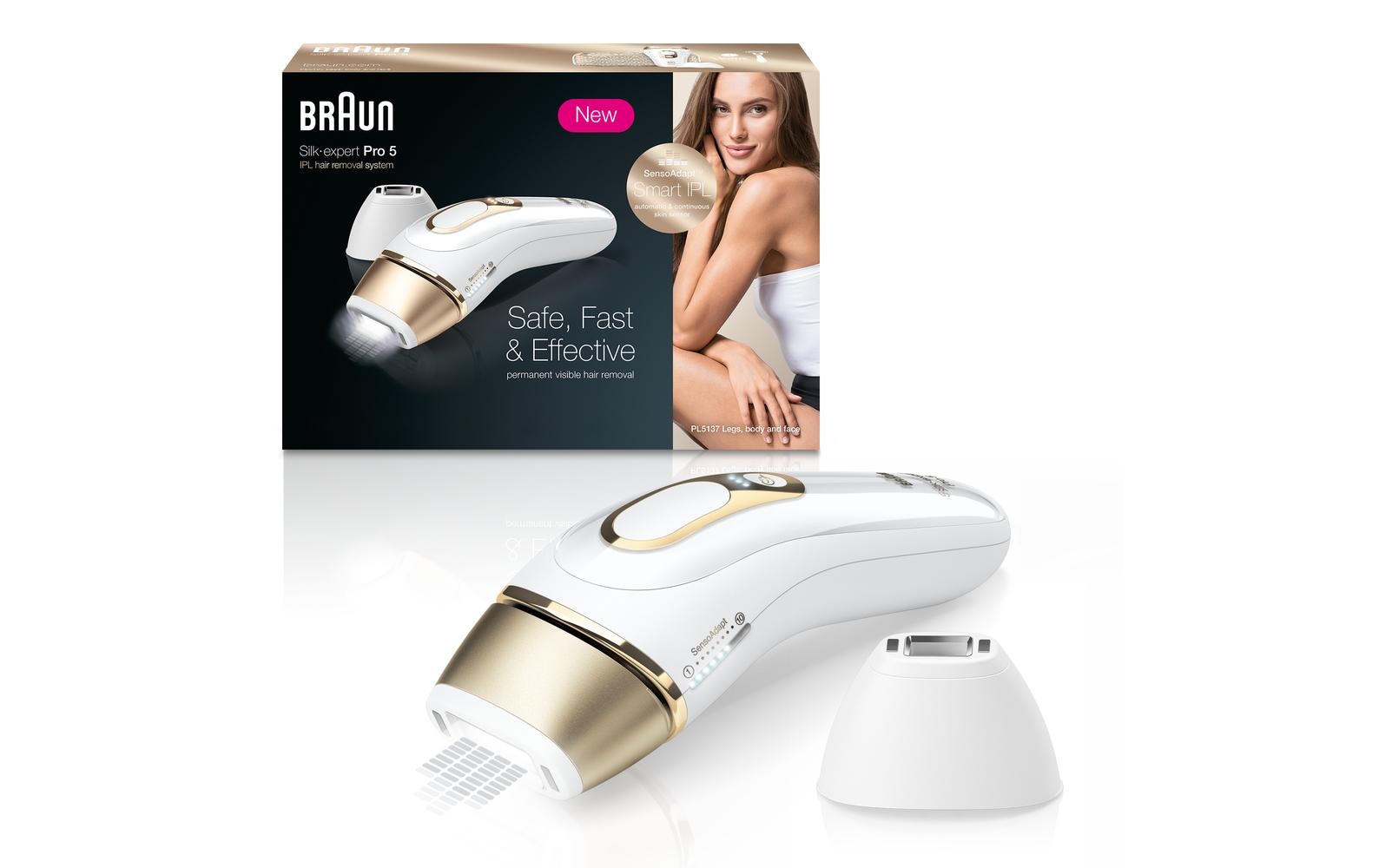 Braun IPL-Haarentferner »Silk-expert Pro 5 PL5137«, 400.000 Lichtimpulse