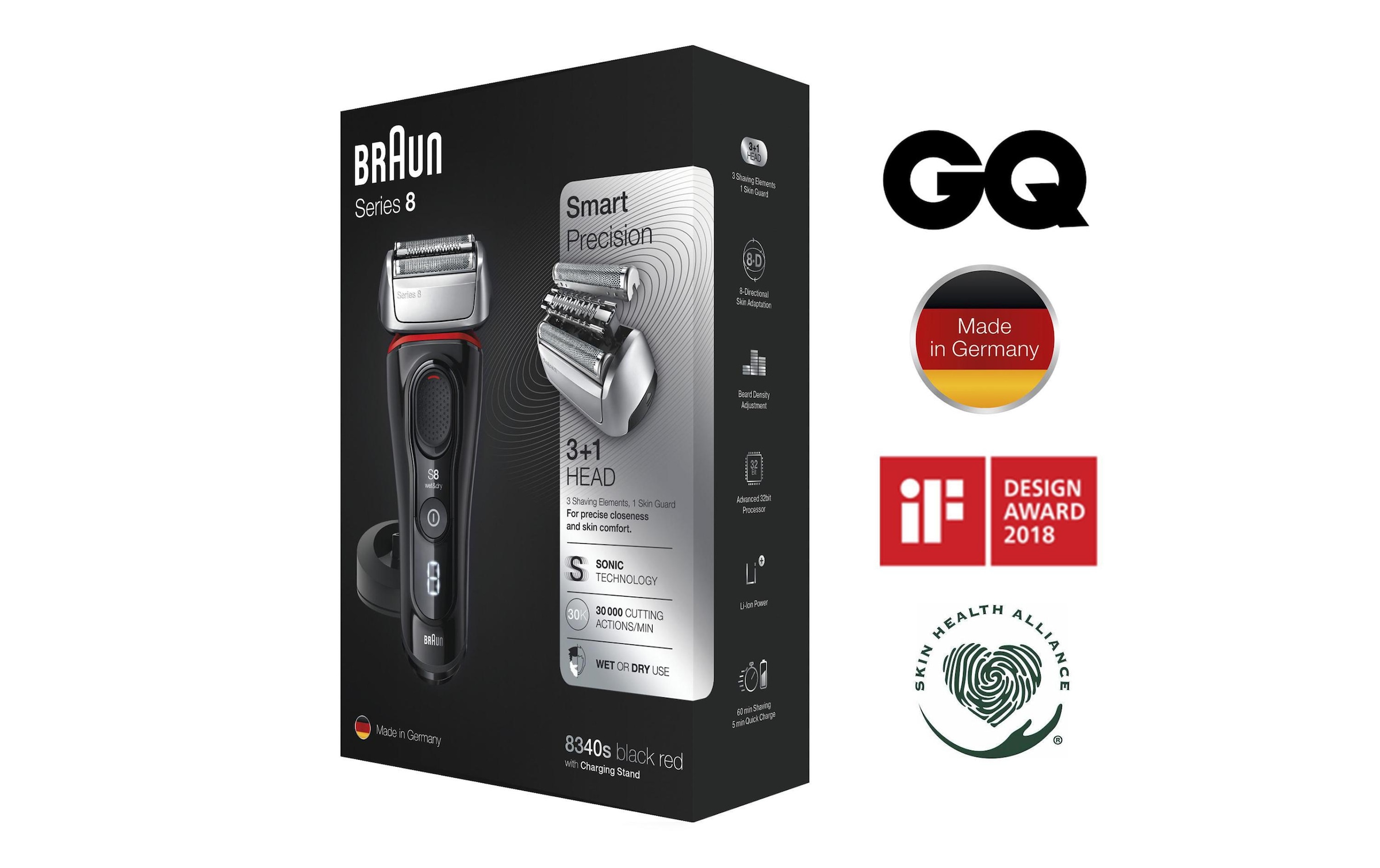 Braun Gesichtshaarrasierer »Braun Herrenrasierer Series 8 8340s«