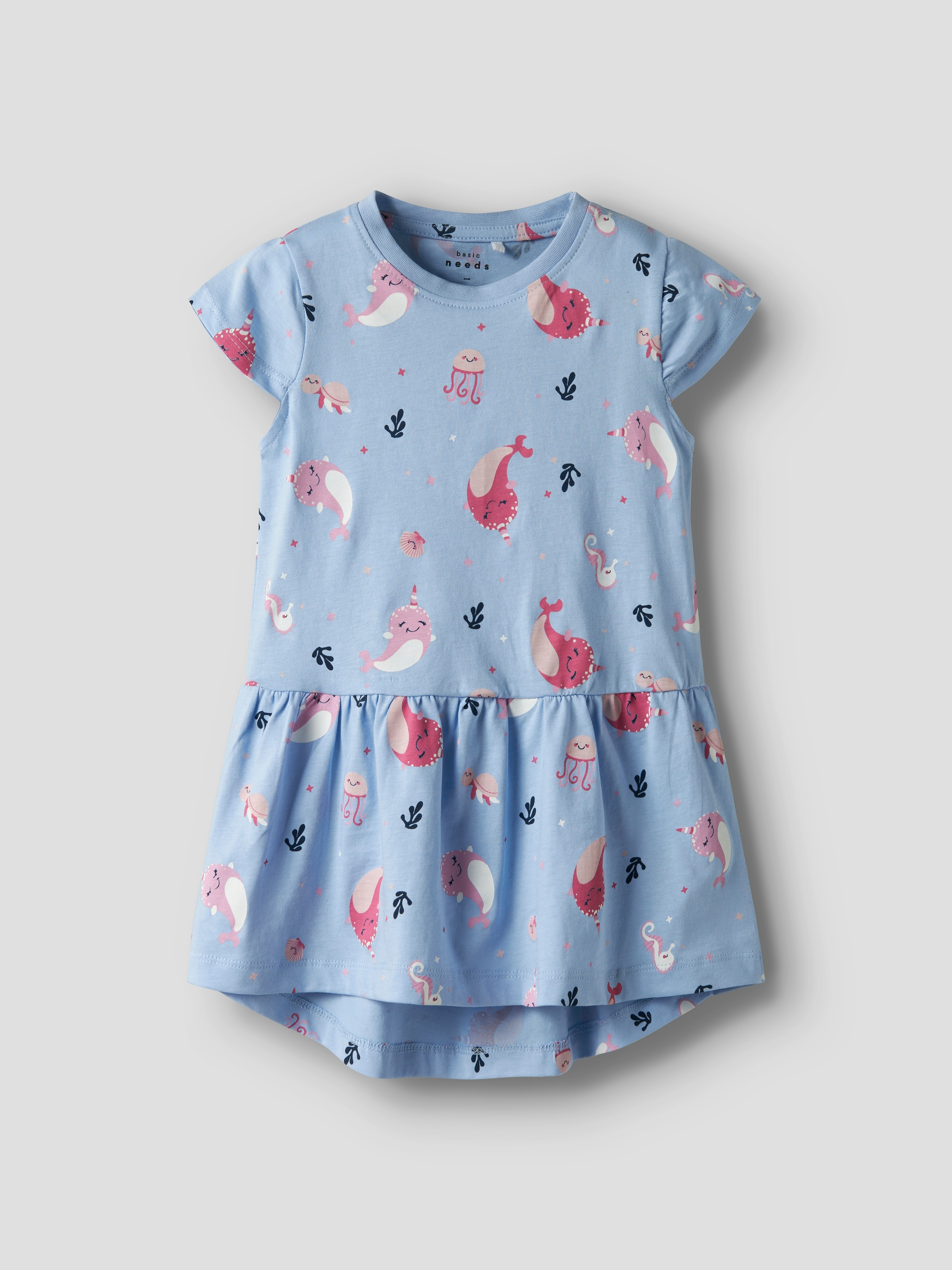 Name It Jerseykleid »NMFVIGGA CAPSL DRESS F1 NOOS« Baumwolle, sommerlicher Allover Druck