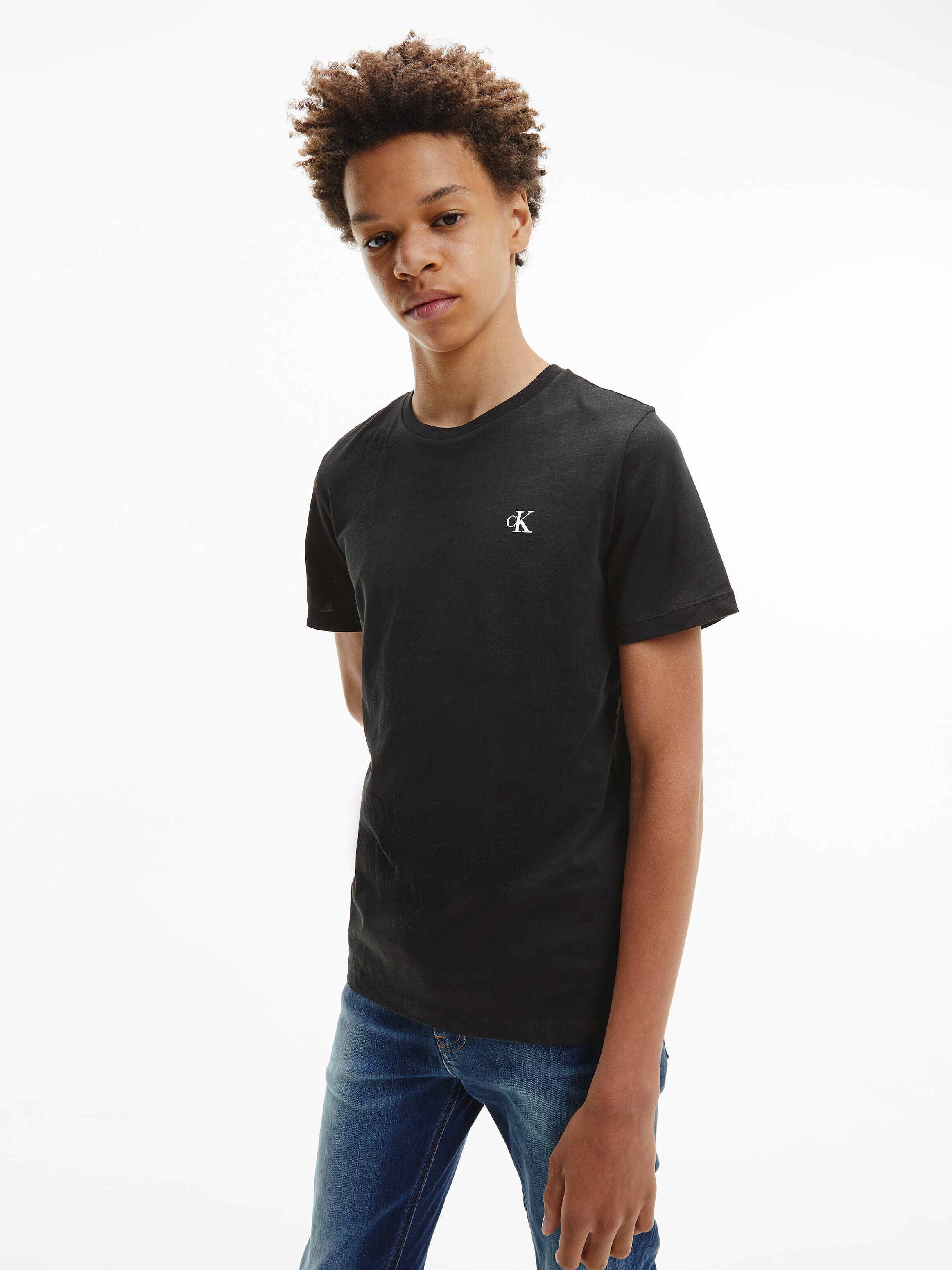 Calvin Klein Jeans T-Shirt »2-PACK MONOGRAM TOP«, (2 tlg.), für Kinder bis 16 Jahre mit Logoprägung