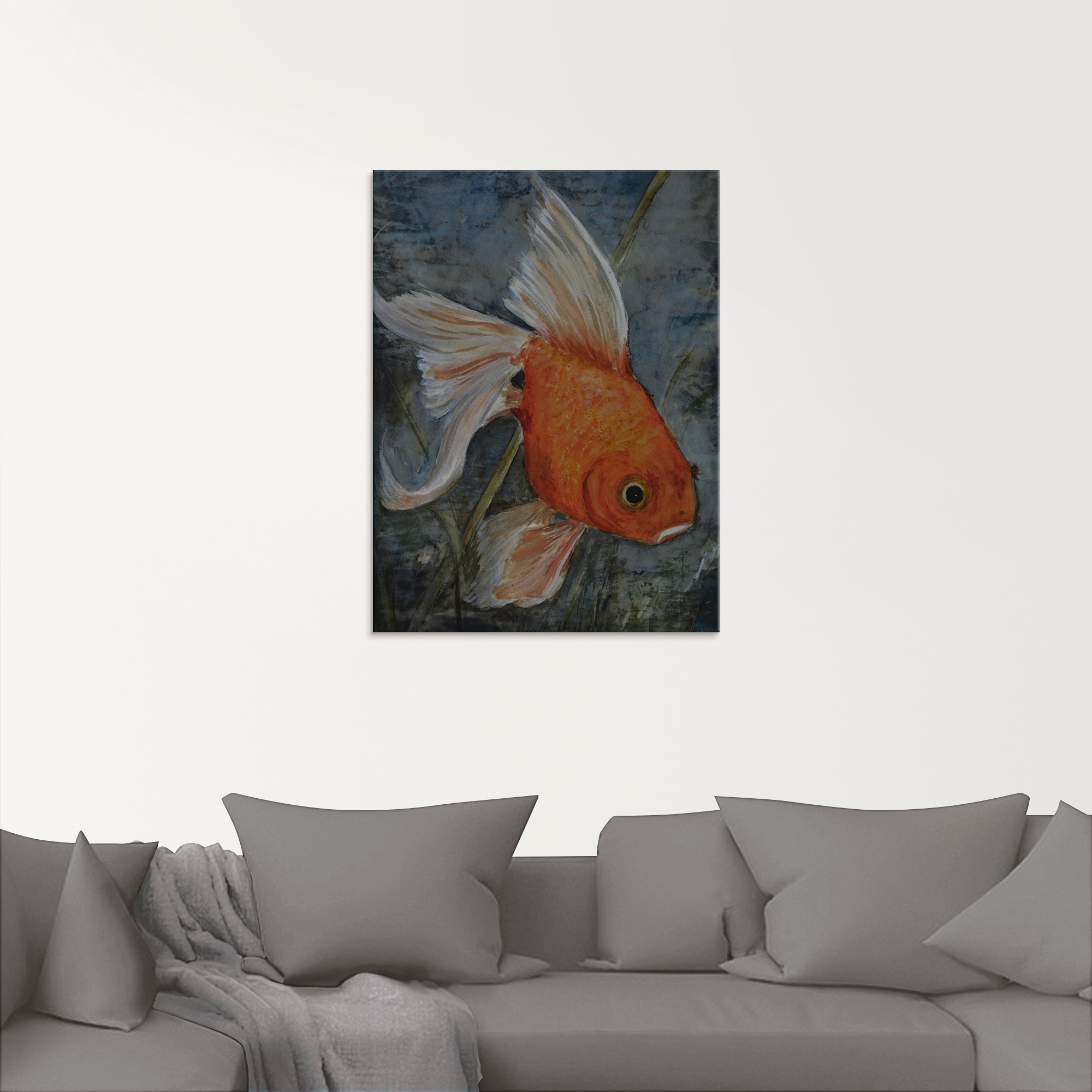 Artland Glasbild »Feng Shui - Goldfisch«, Wassertiere, (1 St.), in verschiedenen Grössen