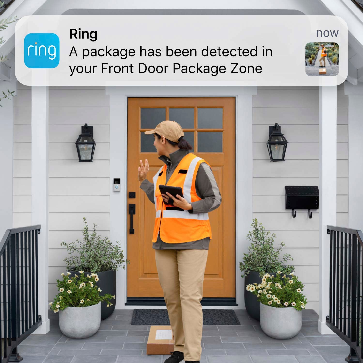 Ring Smart Home Türklingel »Akku-Videotürklingel Plus«, Aussenbereich-Innenbereich