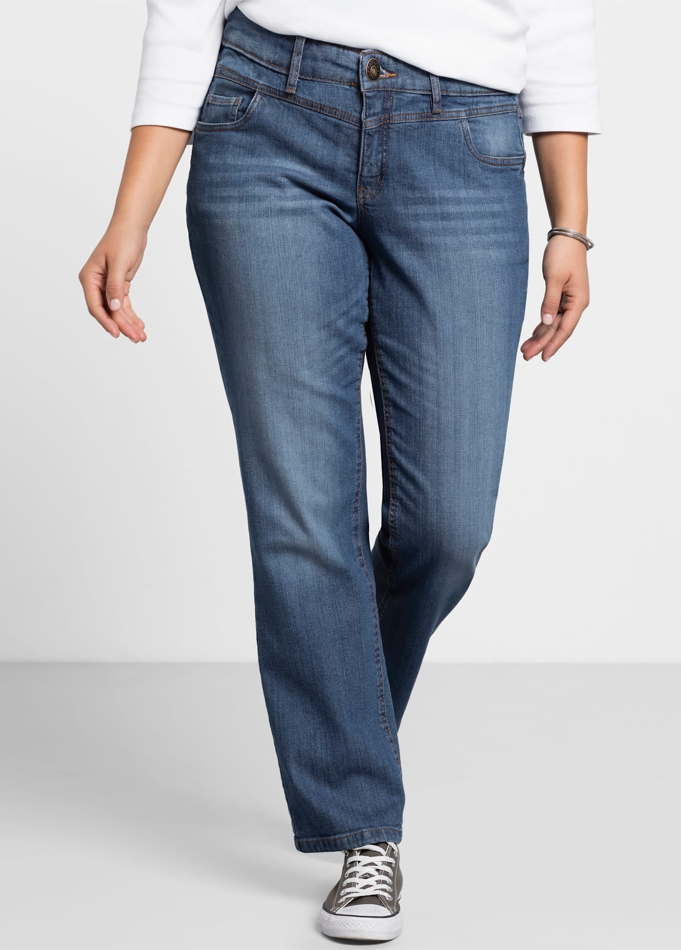 Sheego Stretch-Jeans, (1 tlg.)