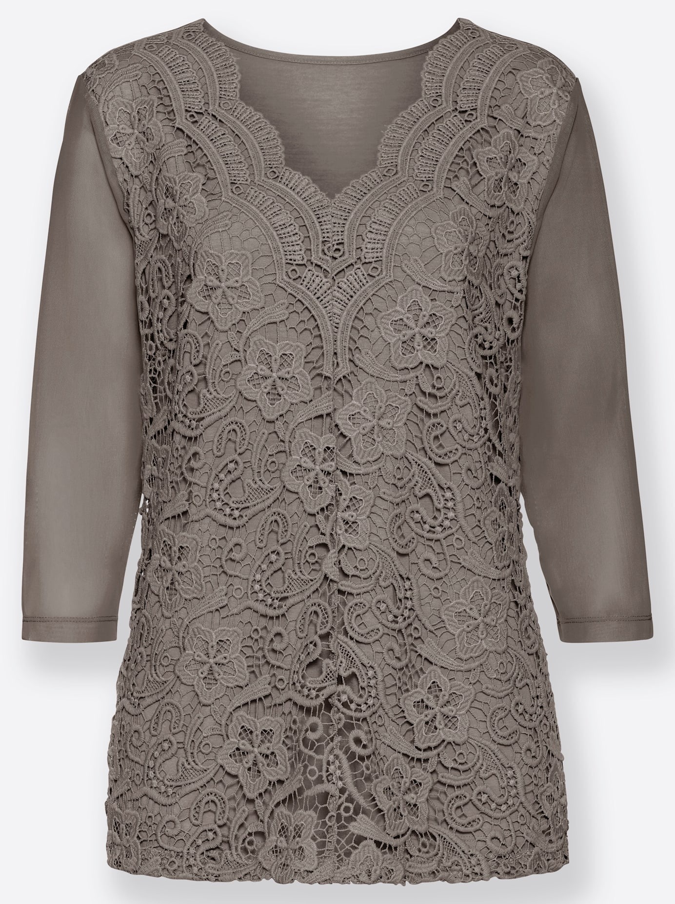 Lady Spitzenshirt »Shirt«, (1 tlg.)