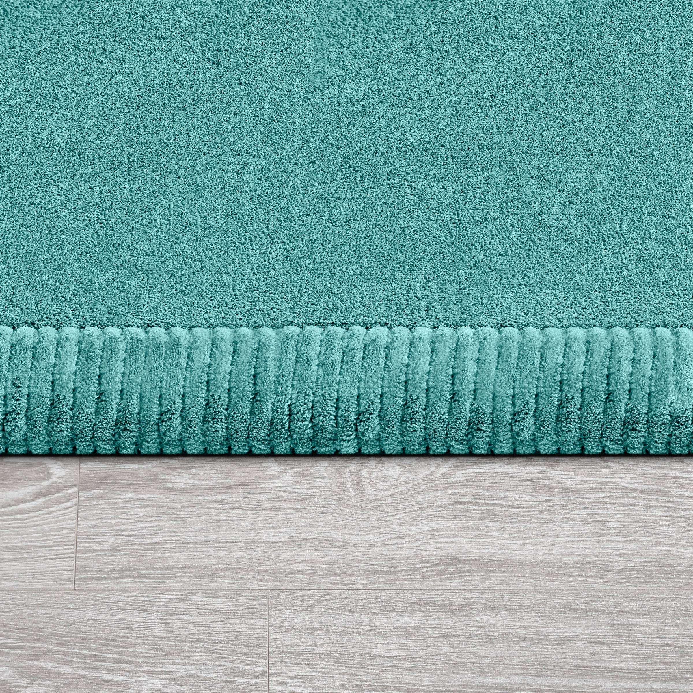 Paco Home Teppich »Tatami 475«, rechteckig, 24 mm Höhe, Kurzflor, Uni-Farben, mit Memory Foam, waschbar