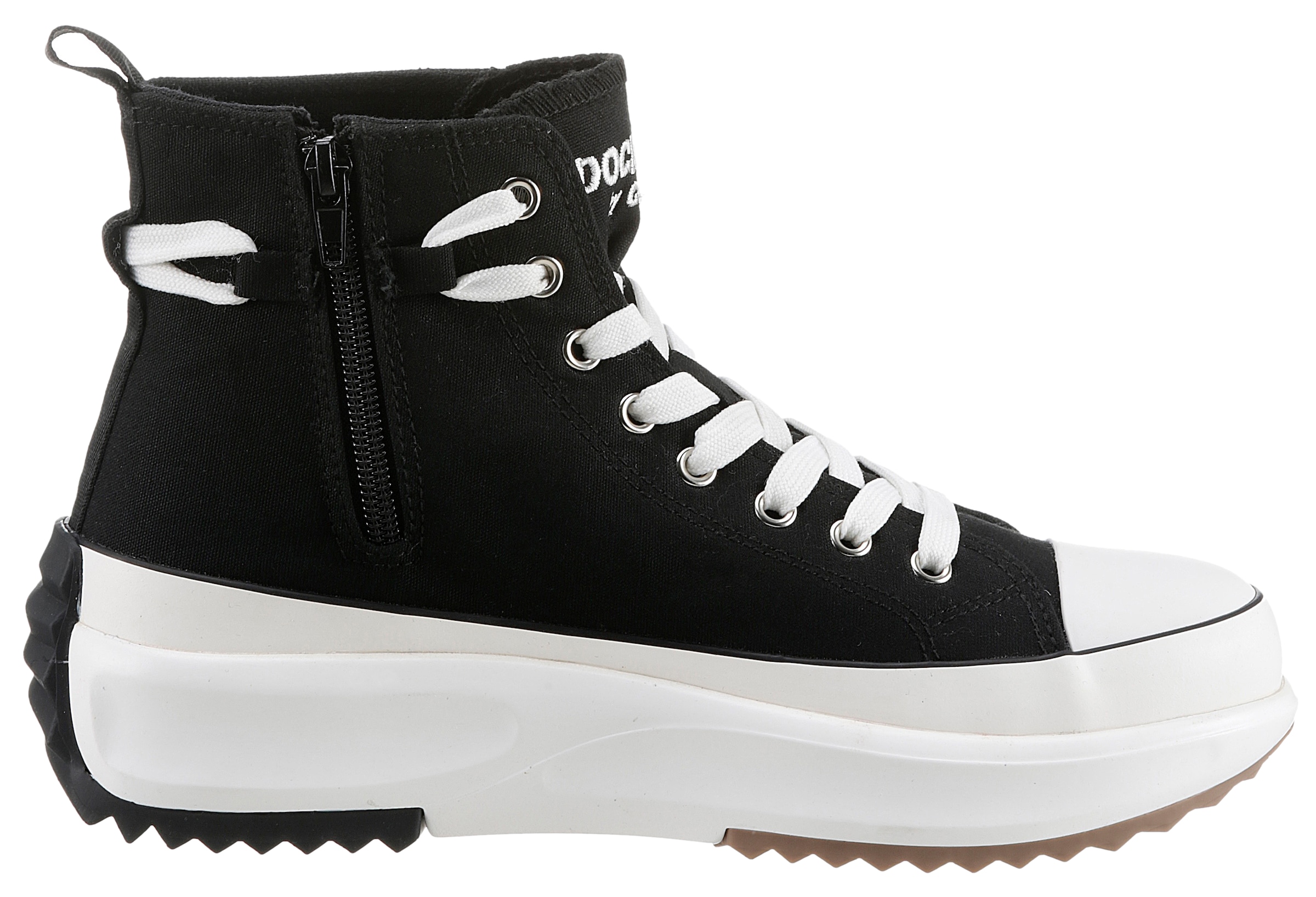 Dockers by Gerli Sneaker, High Top-Sneaker, Freizeitschuh, Schnürboots mit Plateausohle