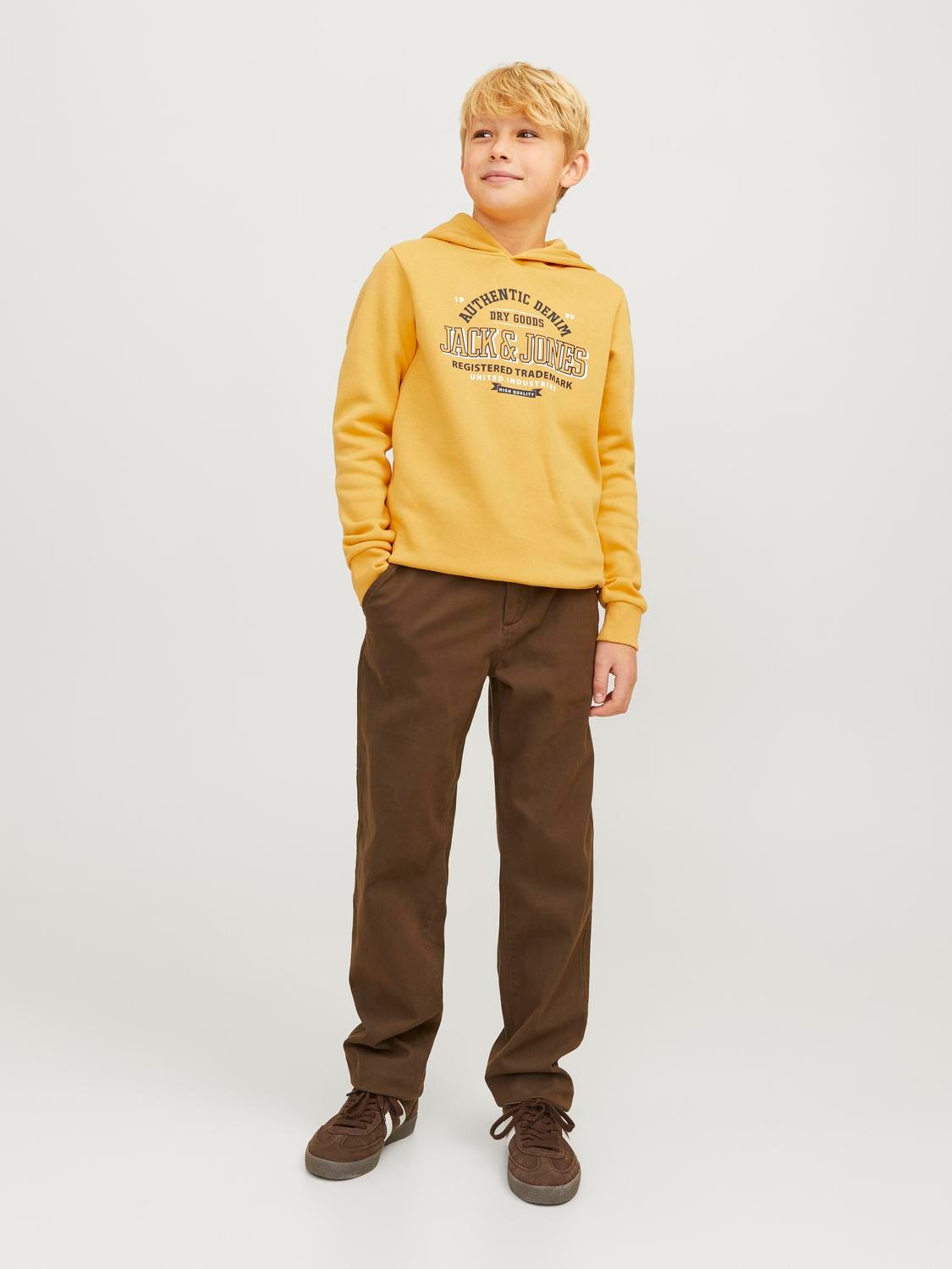 Jack & Jones Junior Kapuzensweatshirt »JJELOGO SWEAT HOOD 2 COL 24/25 NOOS JNR«