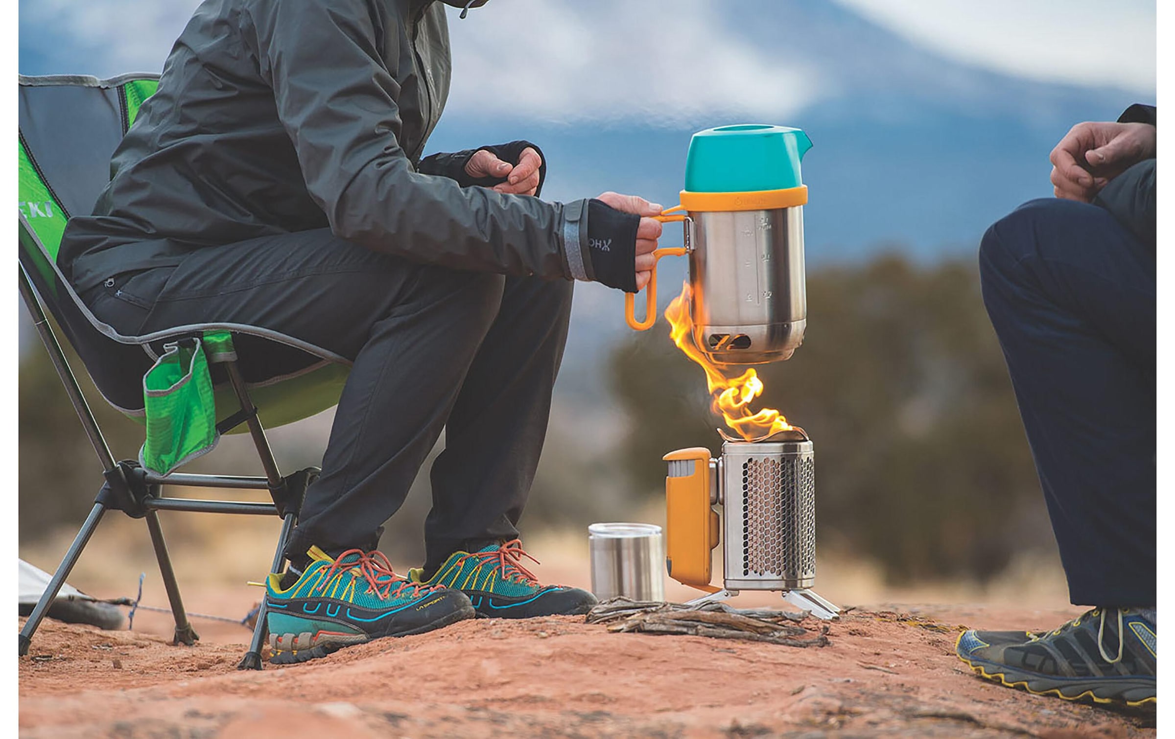 Holzkohlegrill »BioLite Camping Campstove Complete Kit«