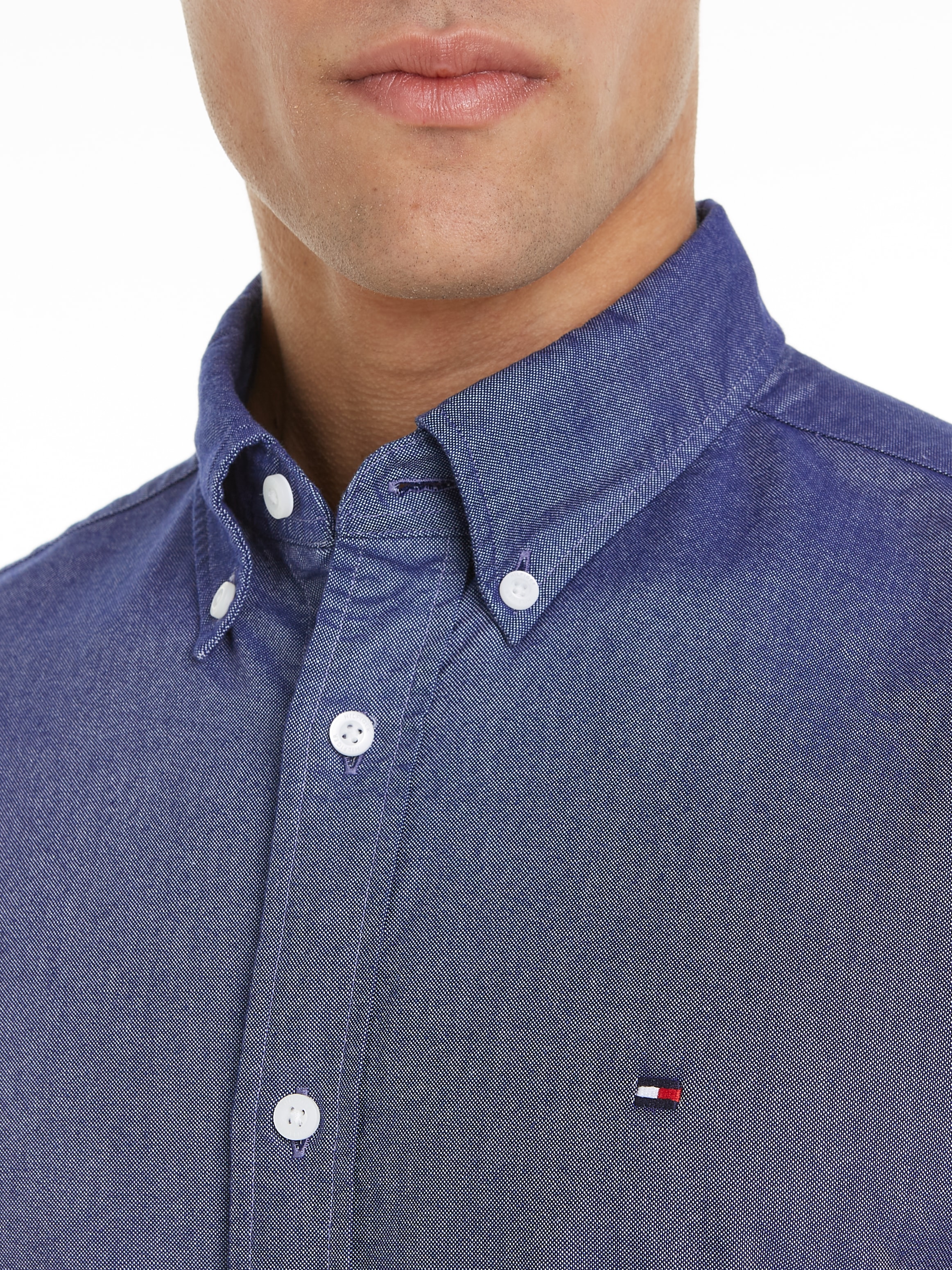 Tommy Hilfiger Langarmhemd »SOLID HERITAGE OXFORD RF SHIRT«