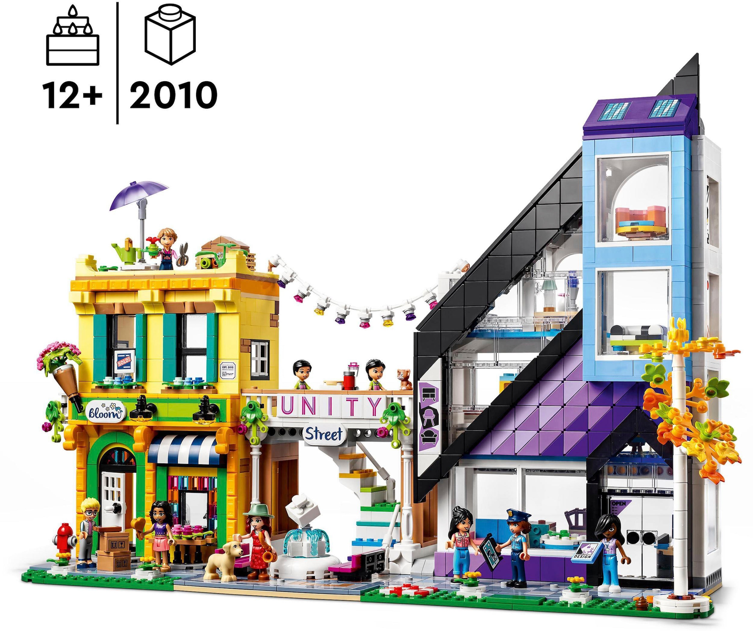 LEGO® Konstruktionsspielsteine »Stadtzentrum (41732), LEGO® Friends«, (2010 St.), Made in Europe