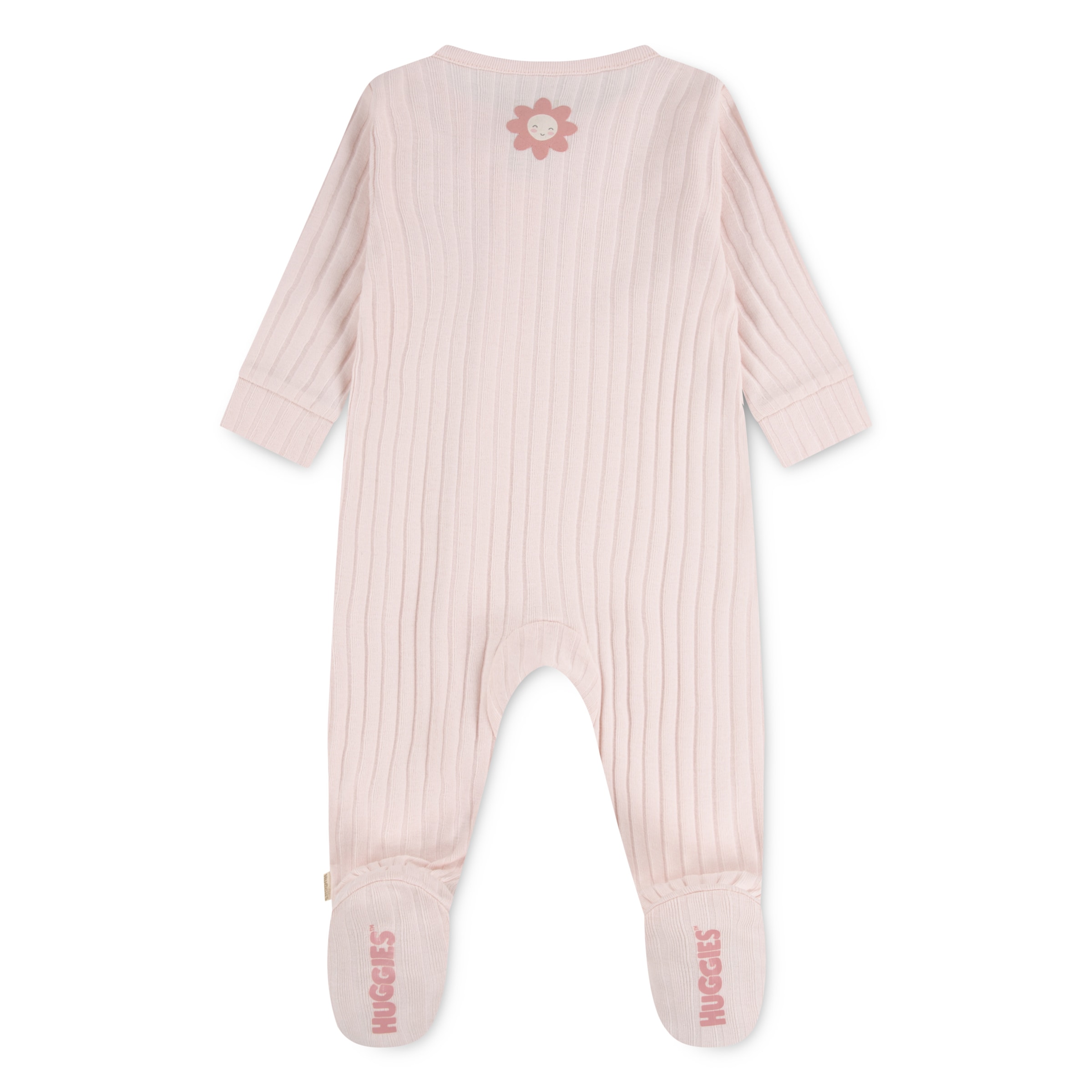 HUGGIES babywear Strampler »HUGG FOOTED COVERALL«, mit Rüschenbesatz