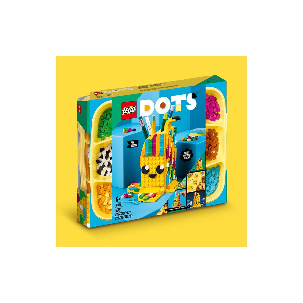 LEGO® Spielbausteine »DOTS Bananen Stiftehalter 419«, (438 St.)