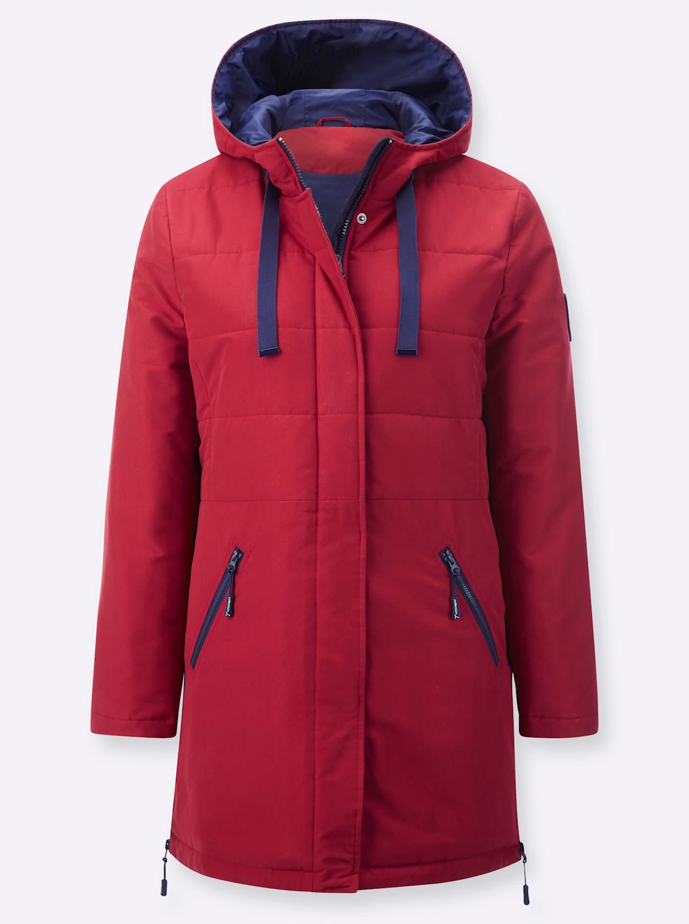 Casual Looks Langjacke, mit Kapuze