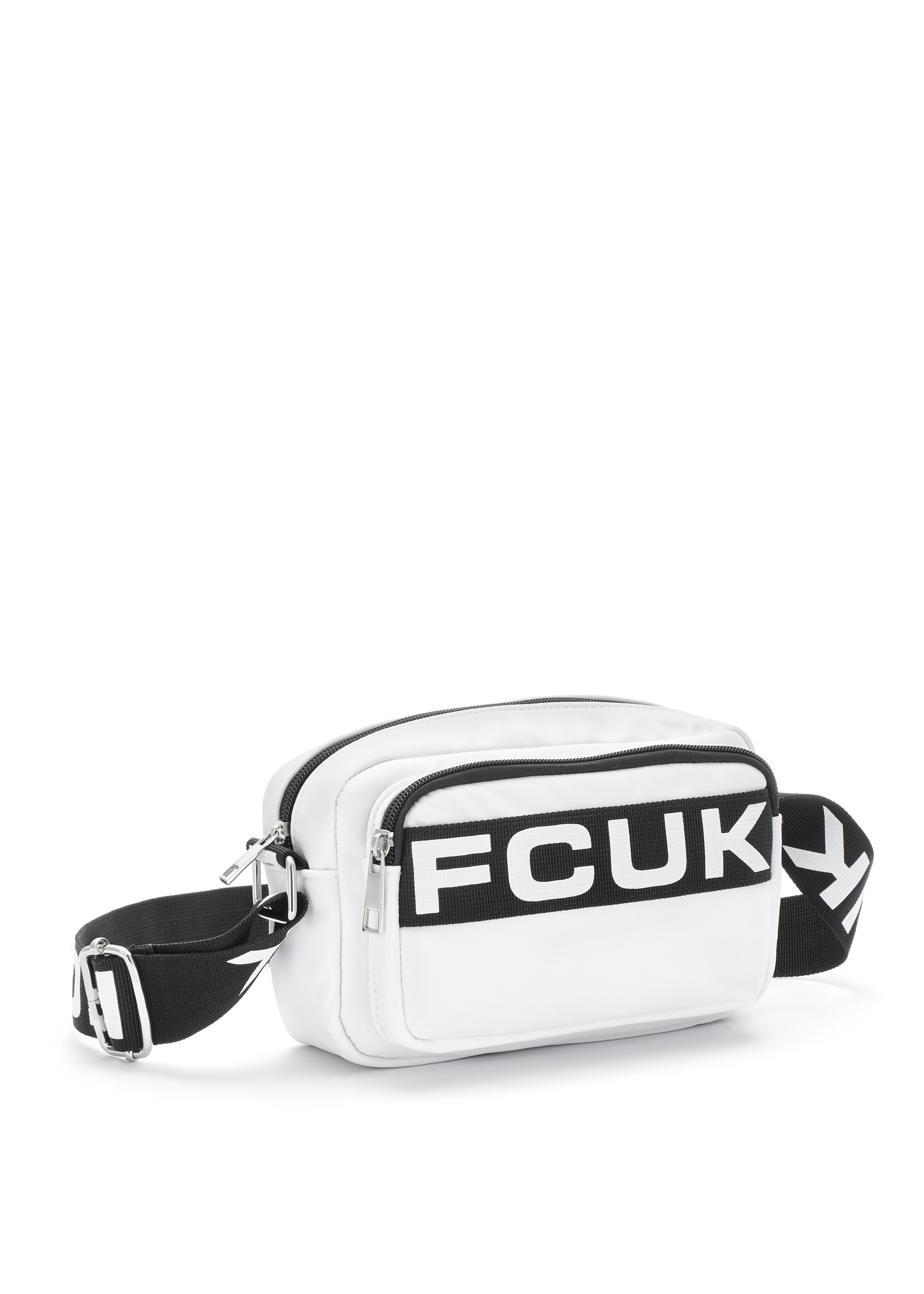 FCUK Umhängetasche, Minibag, Handtasche mit verstellbarem Schulterriemen VEGAN