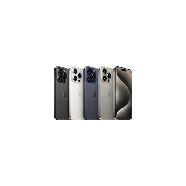 ❤ Apple Smartphone »iPhone 15 Pro«, Titan Blau, 15,5 cm/6,1 Zoll, 48 MP  Kamera ordern im Jelmoli-Online Shop