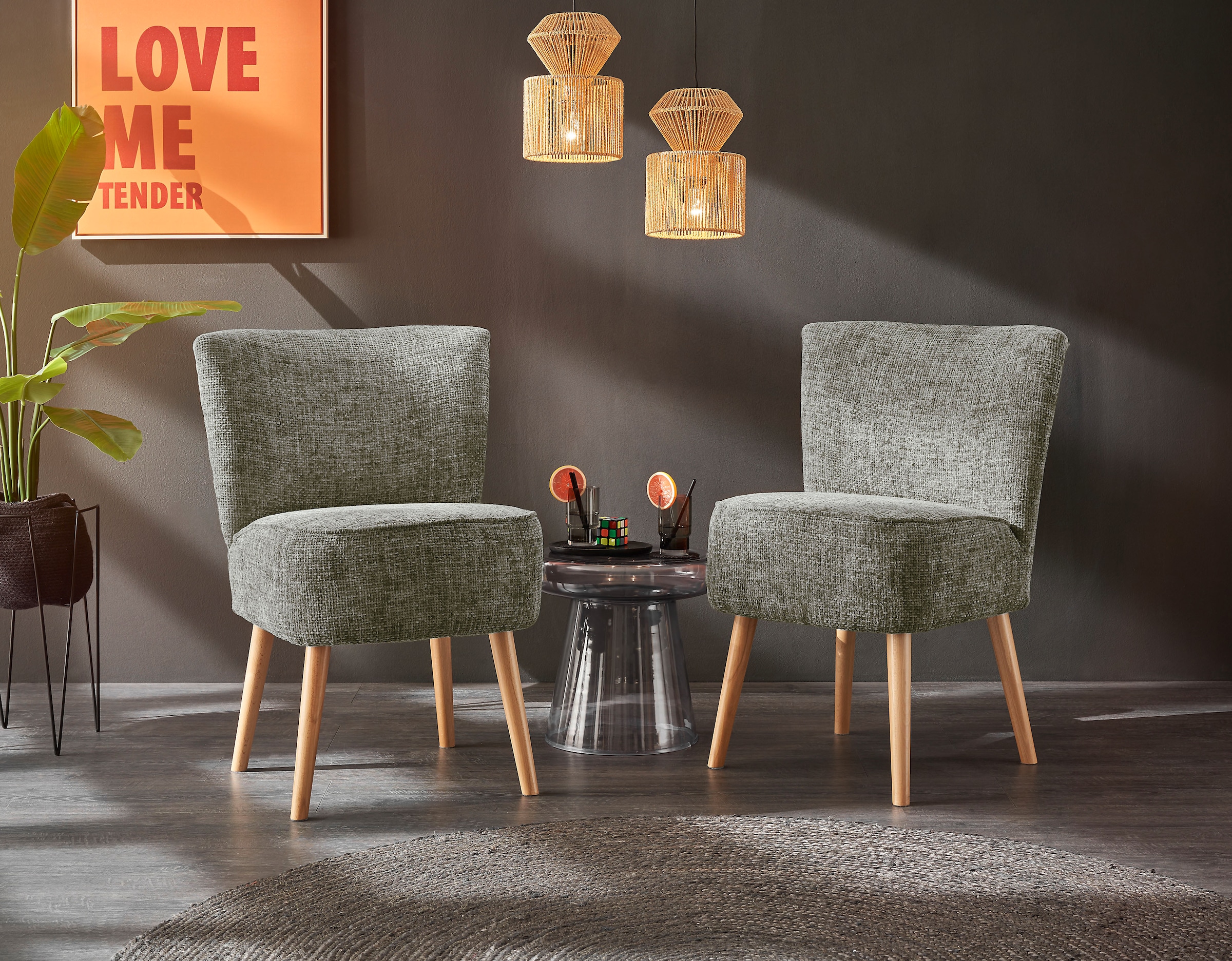 ED EXCITING DESIGN Cocktailsessel »Earl«, Küchenstuhl, Küchensessel