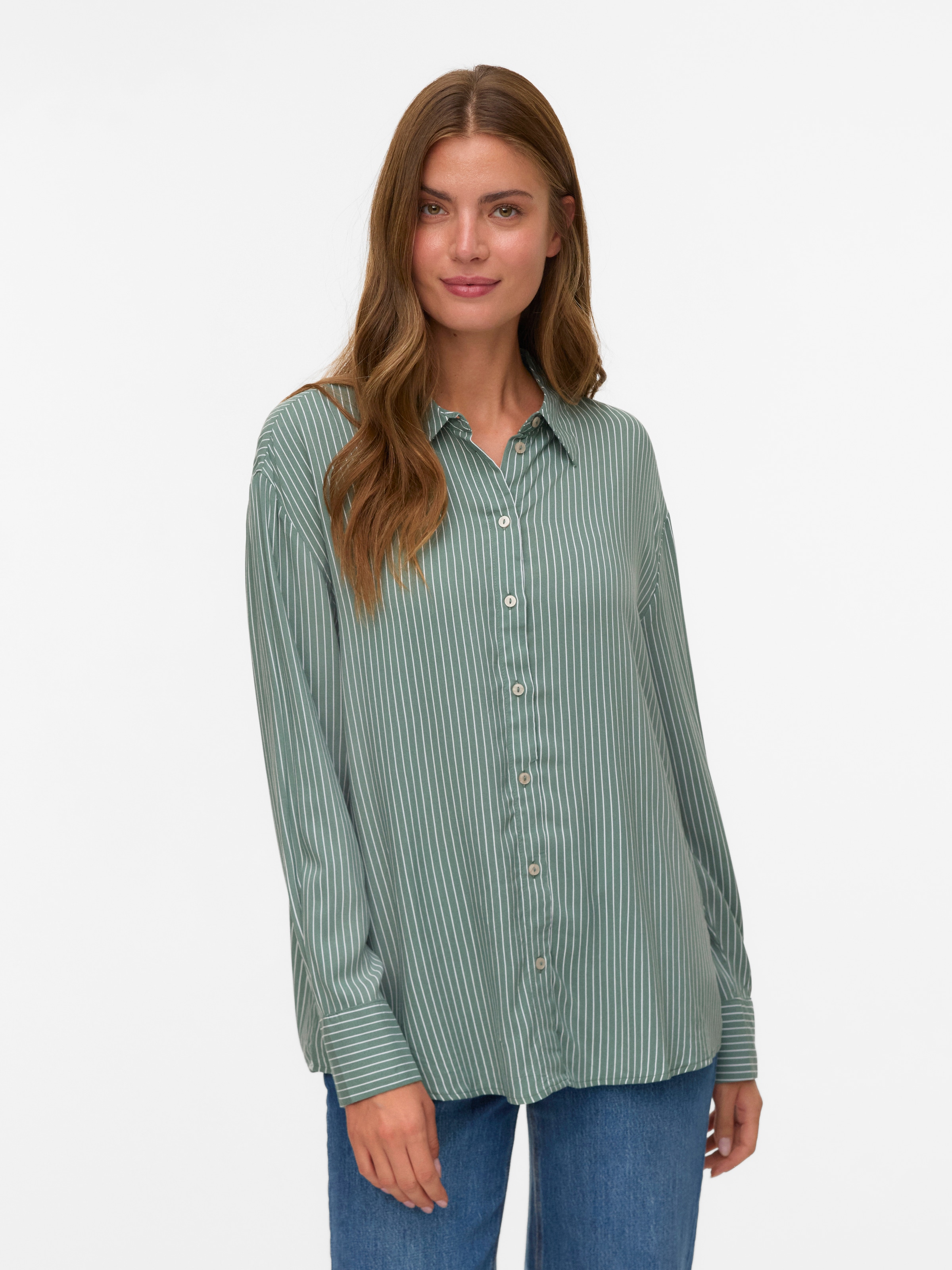 Vero Moda Langarmbluse »VMALICE LS SHIRT WVN GA NOOS«