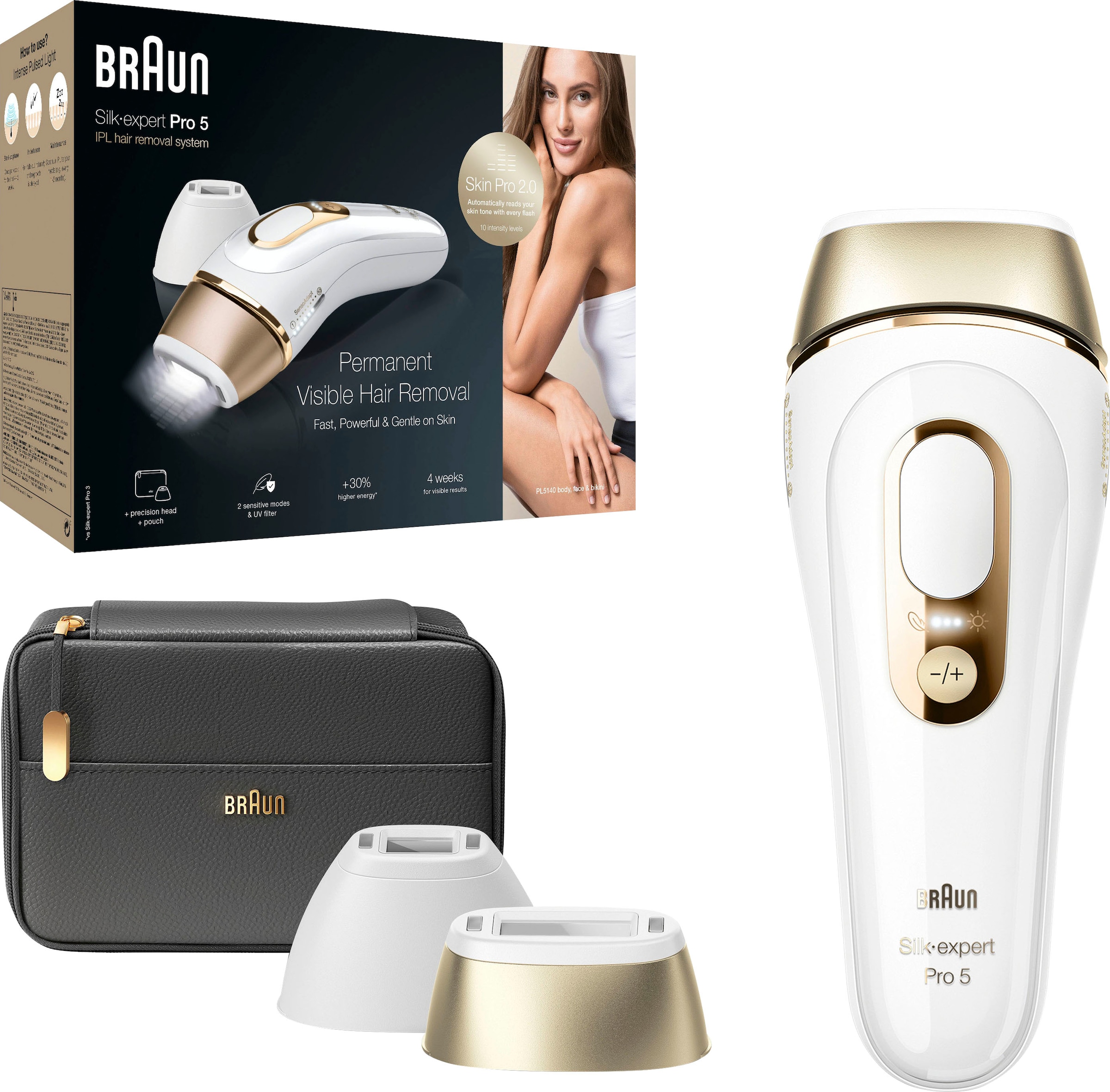 Braun IPL-Haarentferner »Silk-expert Pro IPL PL5140«, 400.000 Lichtimpulse, Skin Pro... kaufen