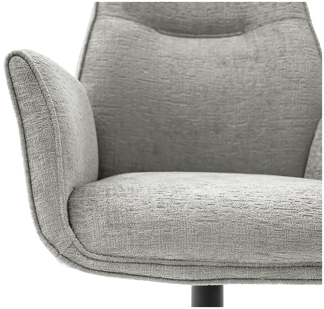 MCA furniture Esszimmerstuhl »DIVERIA«, Chenilleoptik, (2er-Set) 4-Fuss-Stuhl,drehbar 360°,belastbar 120 kg,Sitzhöhe ca. 50cm