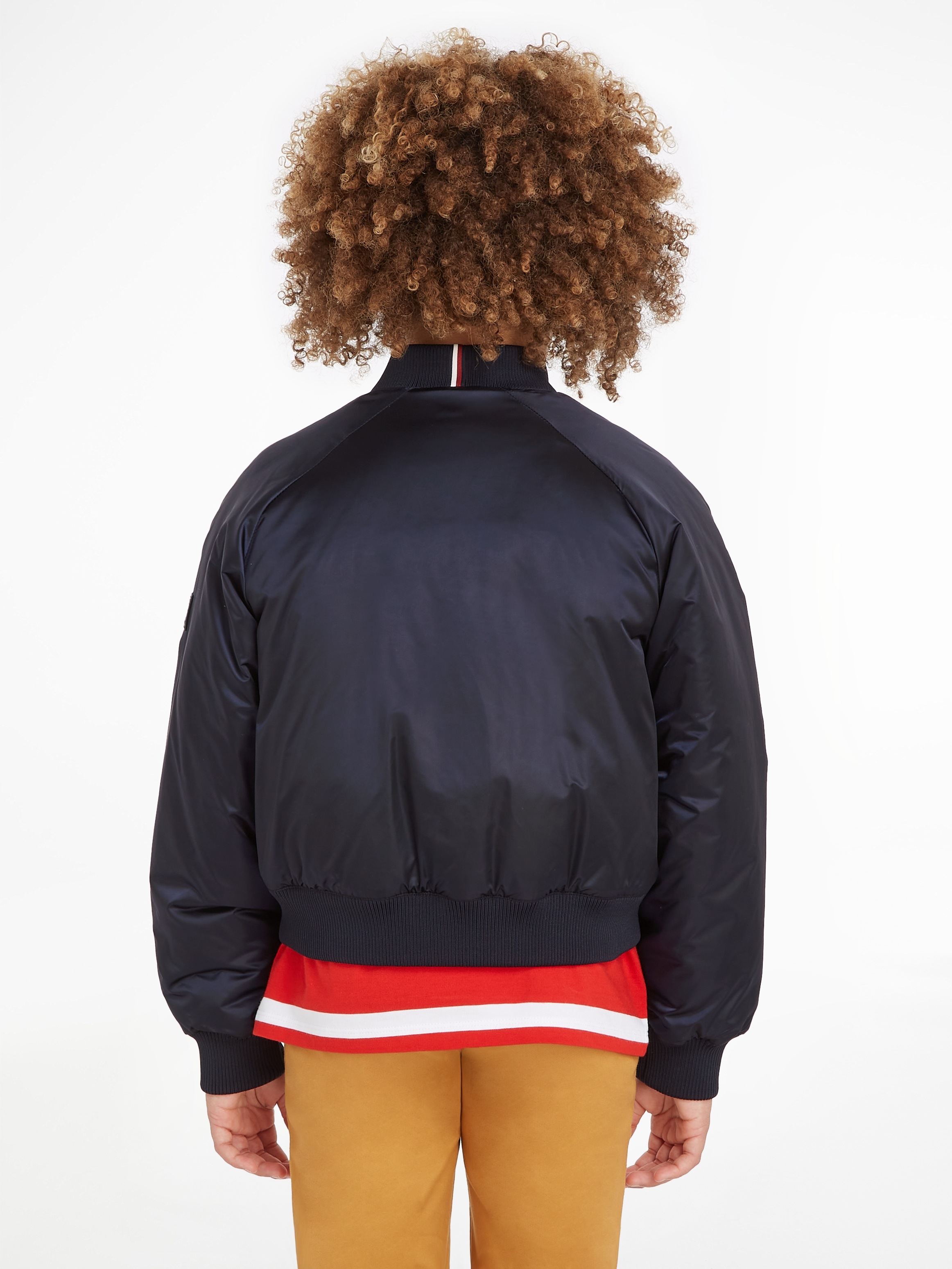 Tommy Hilfiger Bomberjacke »ESSENTIAL BOMBER«, in glänzender Optik