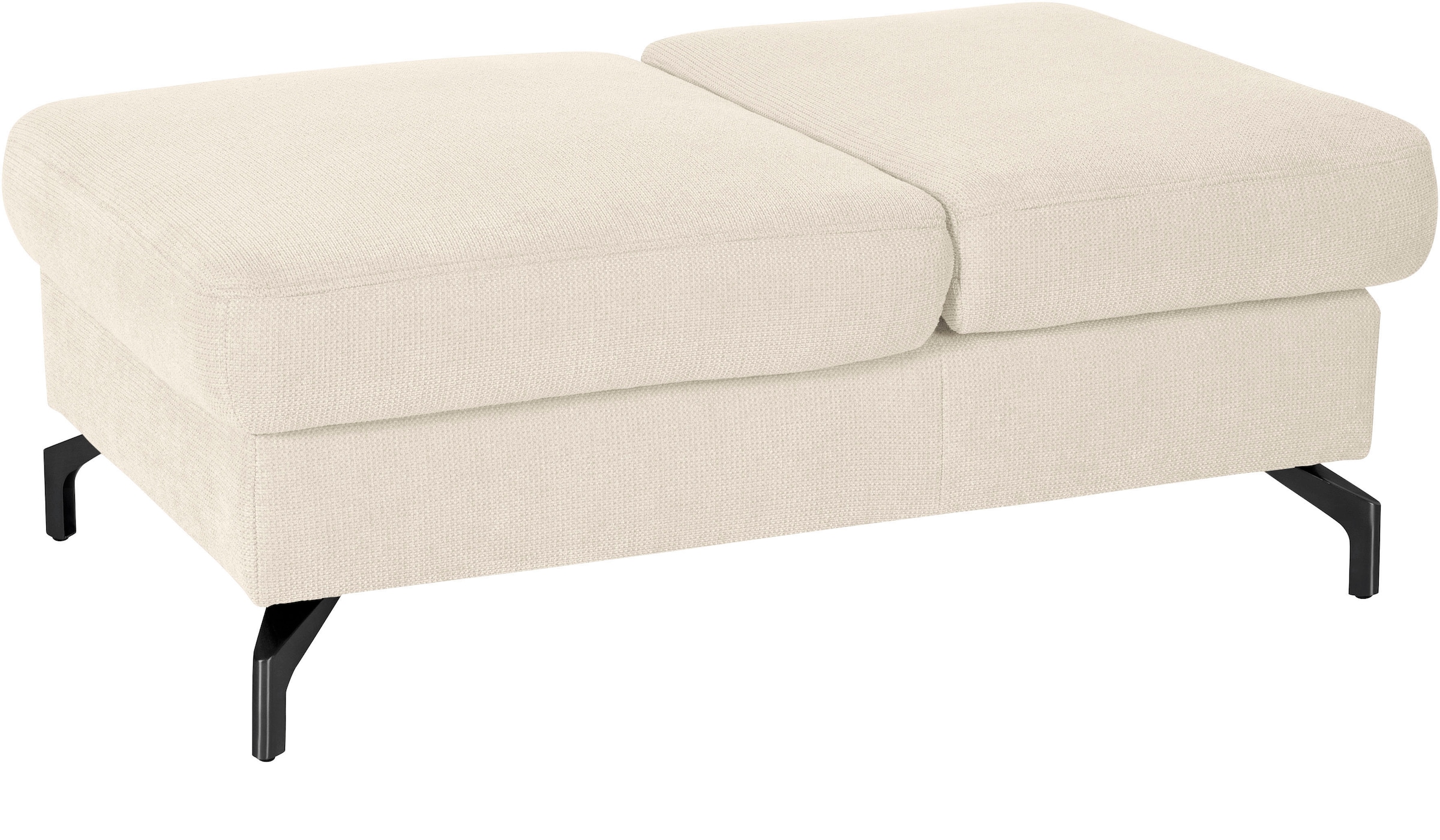 sit&more Hocker "Percy" Fusshöhe 15cm, mit Klappfunktion, wahlweise in 2 Fussfarben