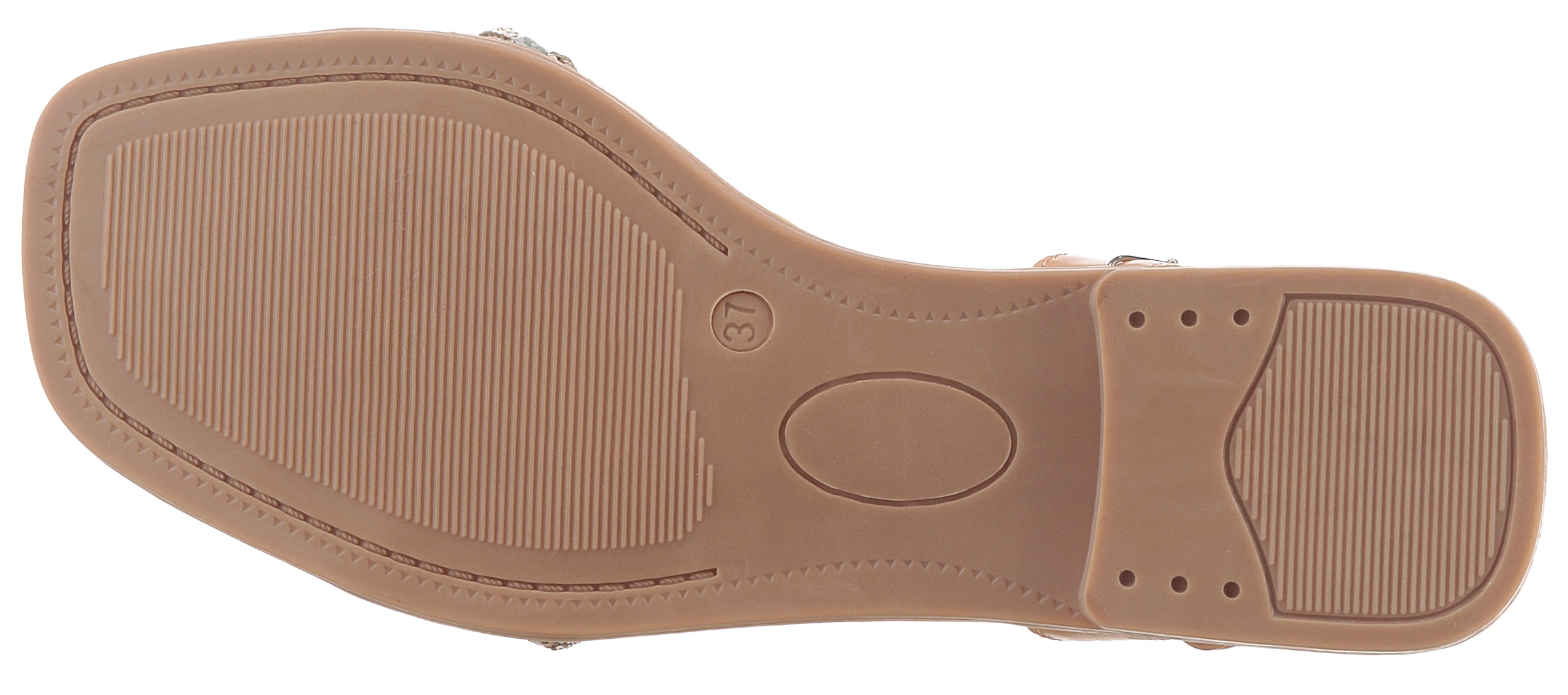 Aniston SHOES Riemchensandale, Sommerschuh, Sandalette, Glitzersteine - NEUE KOLLEKTION
