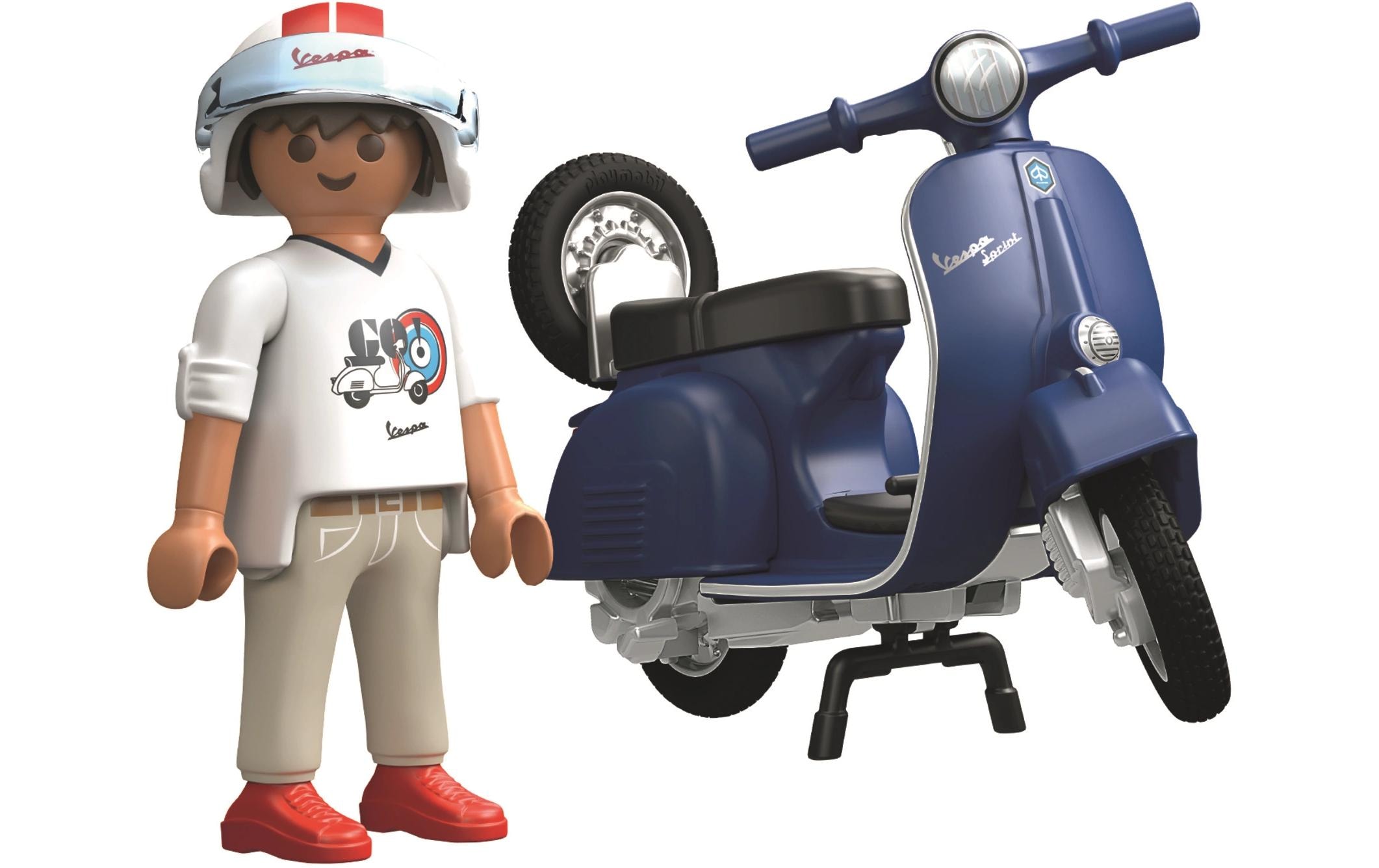 Playmobil® Spielbausteine »1969 Vespa 150 Sprint Veloce, 71622«, (16 St.)