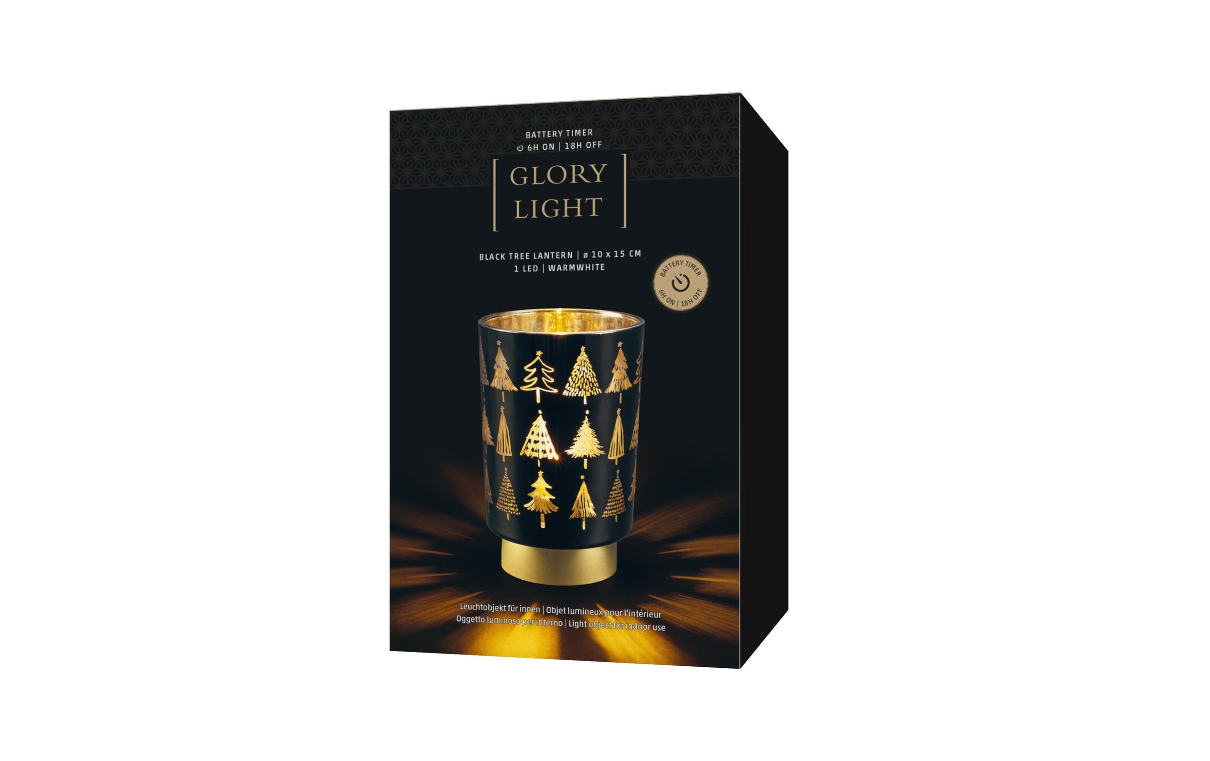 STT Laterne »Glas Black tree Lantern S«