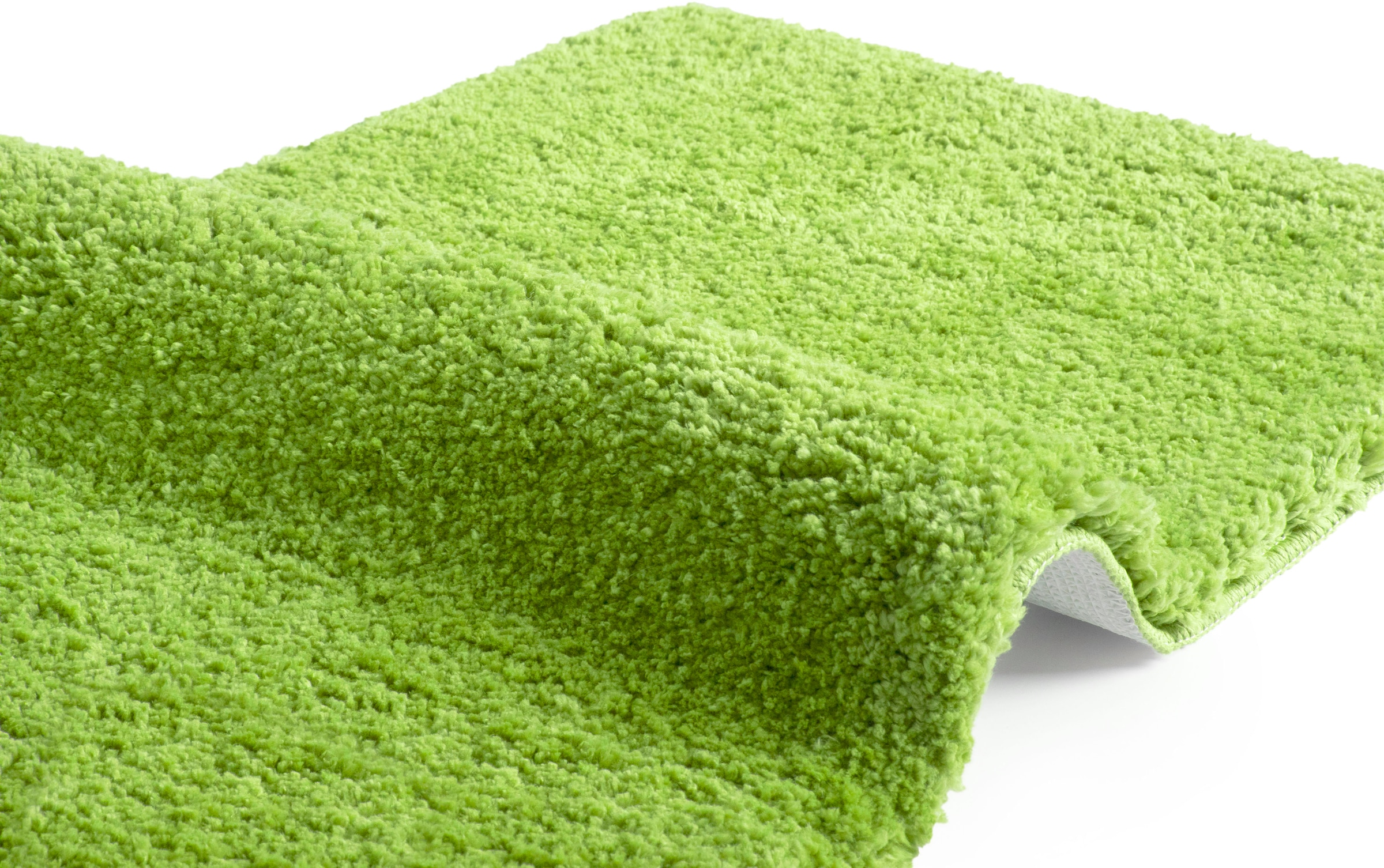 my home Badematte »Sanremo, Badvorleger, Badezimmer Teppich, sehr weich«, rutschhemmend beschichtet, fussbodenheizungsgeeignet-schnell trocknend, Badteppich, unifarben, rechteckig, rund & als 3-tlg. Set erhältlich