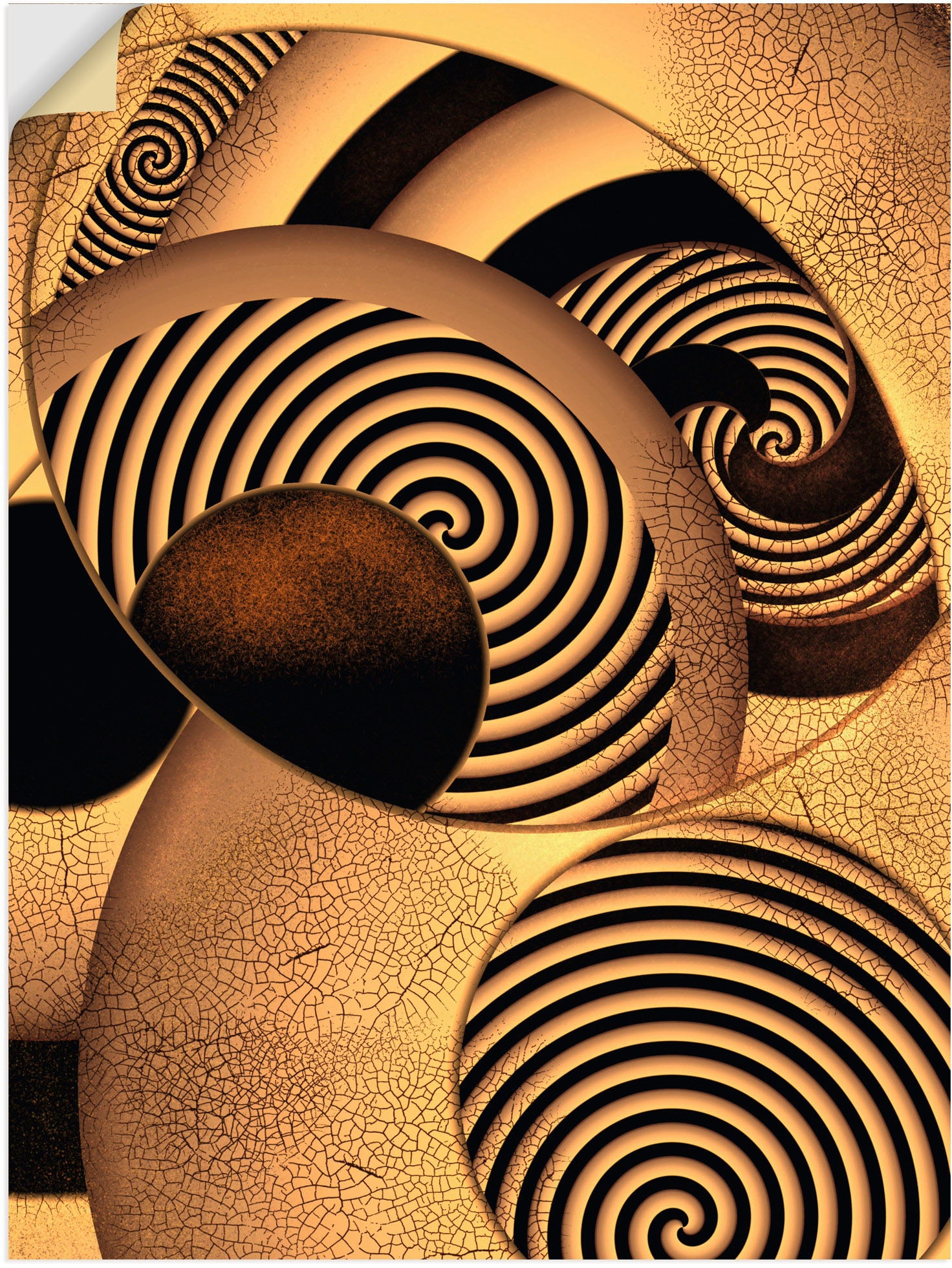 Artland Wandbild »Kaffeebraun oder St.), Grössen in Muster, versch. online Wandaufkleber Leinwandbild, und (1 kaufen Karamell«, Poster Alubild, | als Jelmoli-Versand